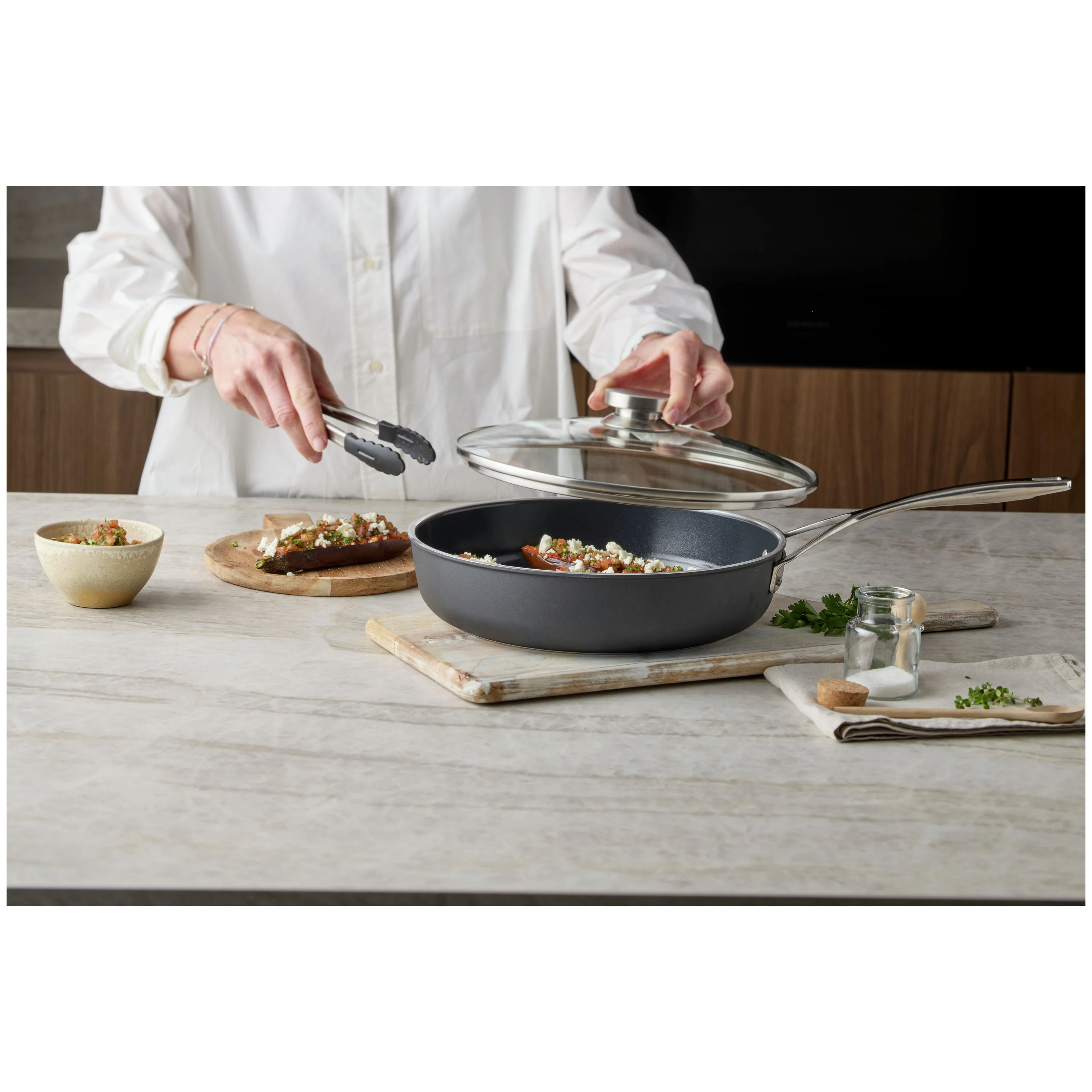 Alu Pro 5, Koekenpan met hoge randen Ceraforce 28 cm, large 9