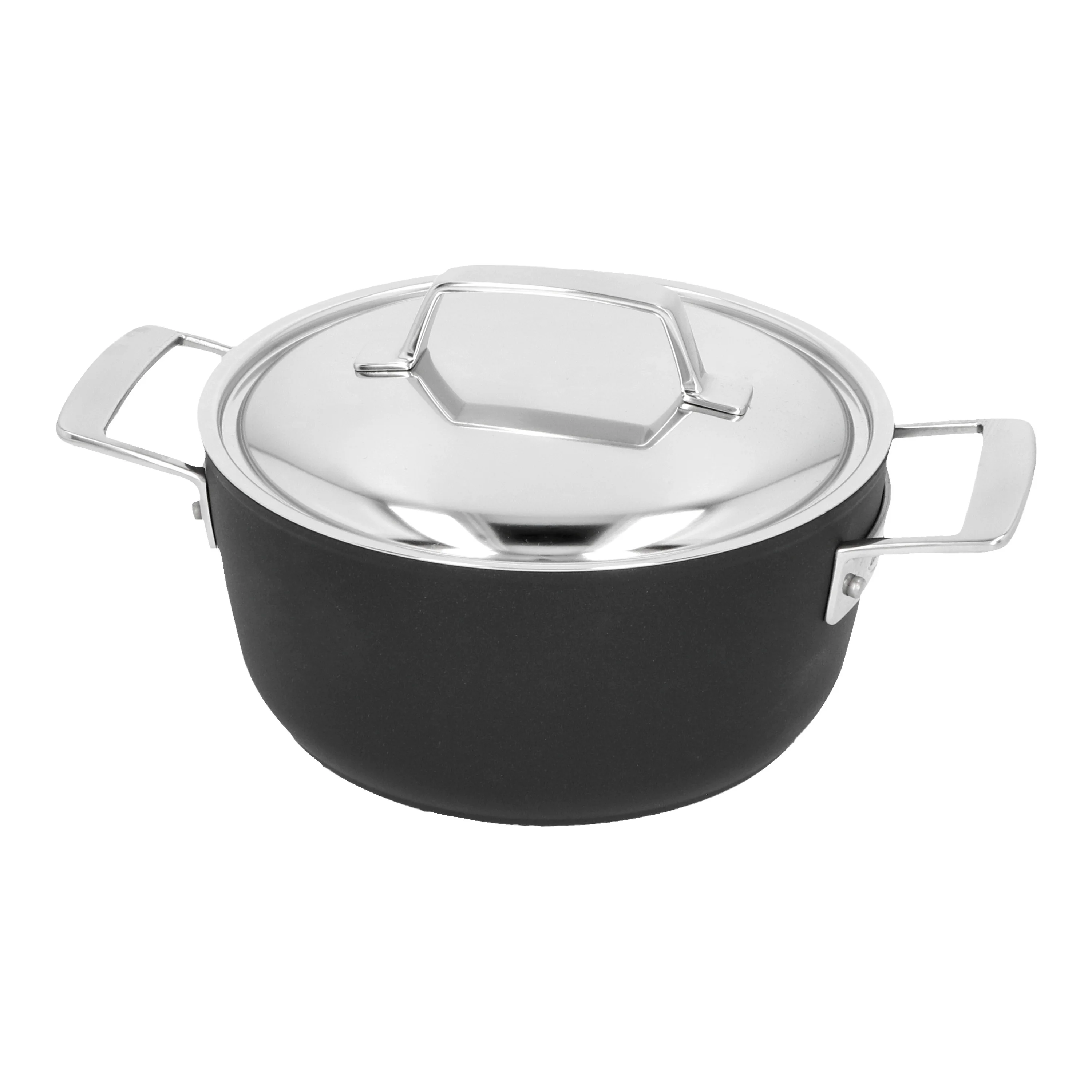 Alu Pro 5, Kookpan met deksel Duraslide Titanium 20 cm / 2,5 l, large 2
