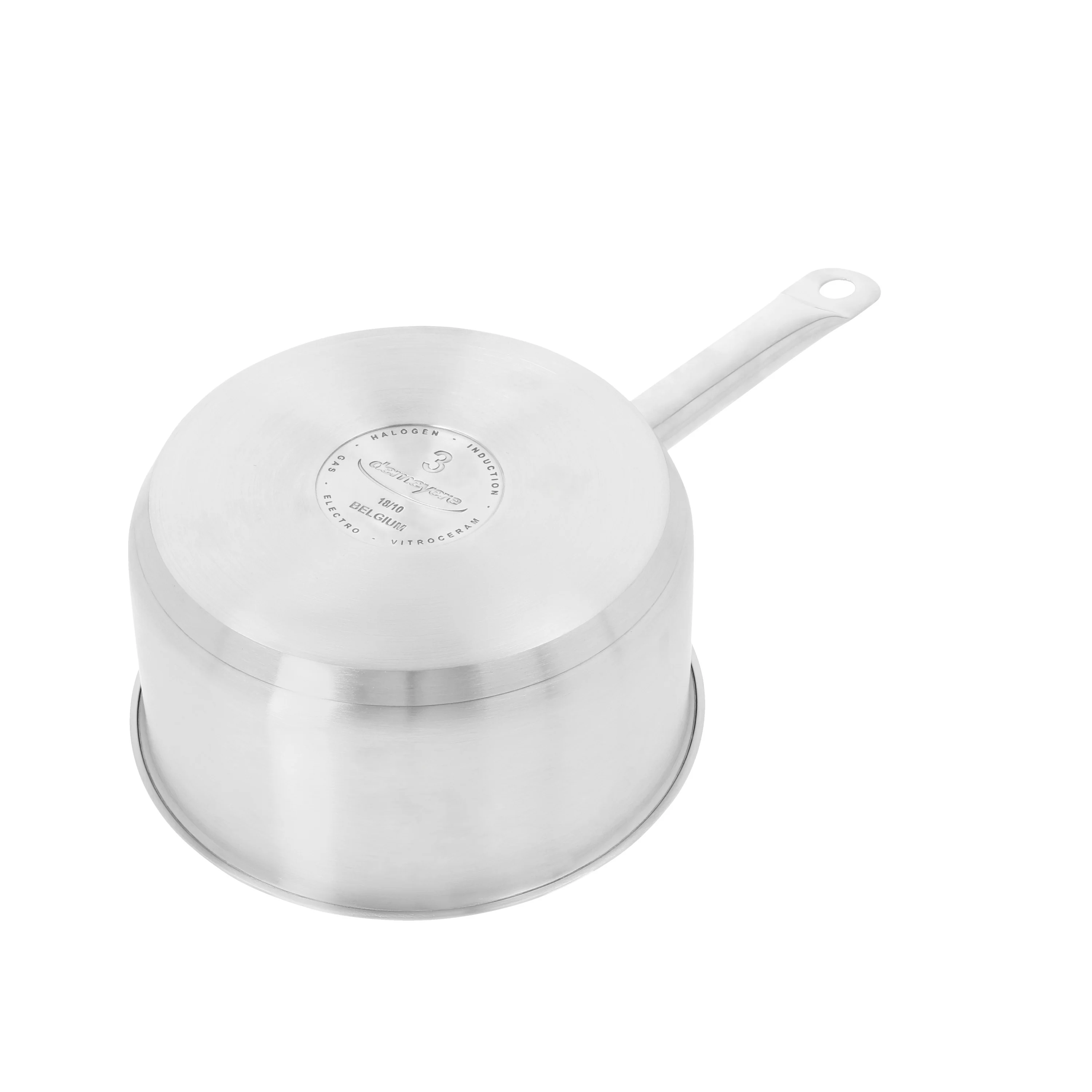 Demeyere Classic Pro 3 Steelpan met deksel 18 cm / 2 l
