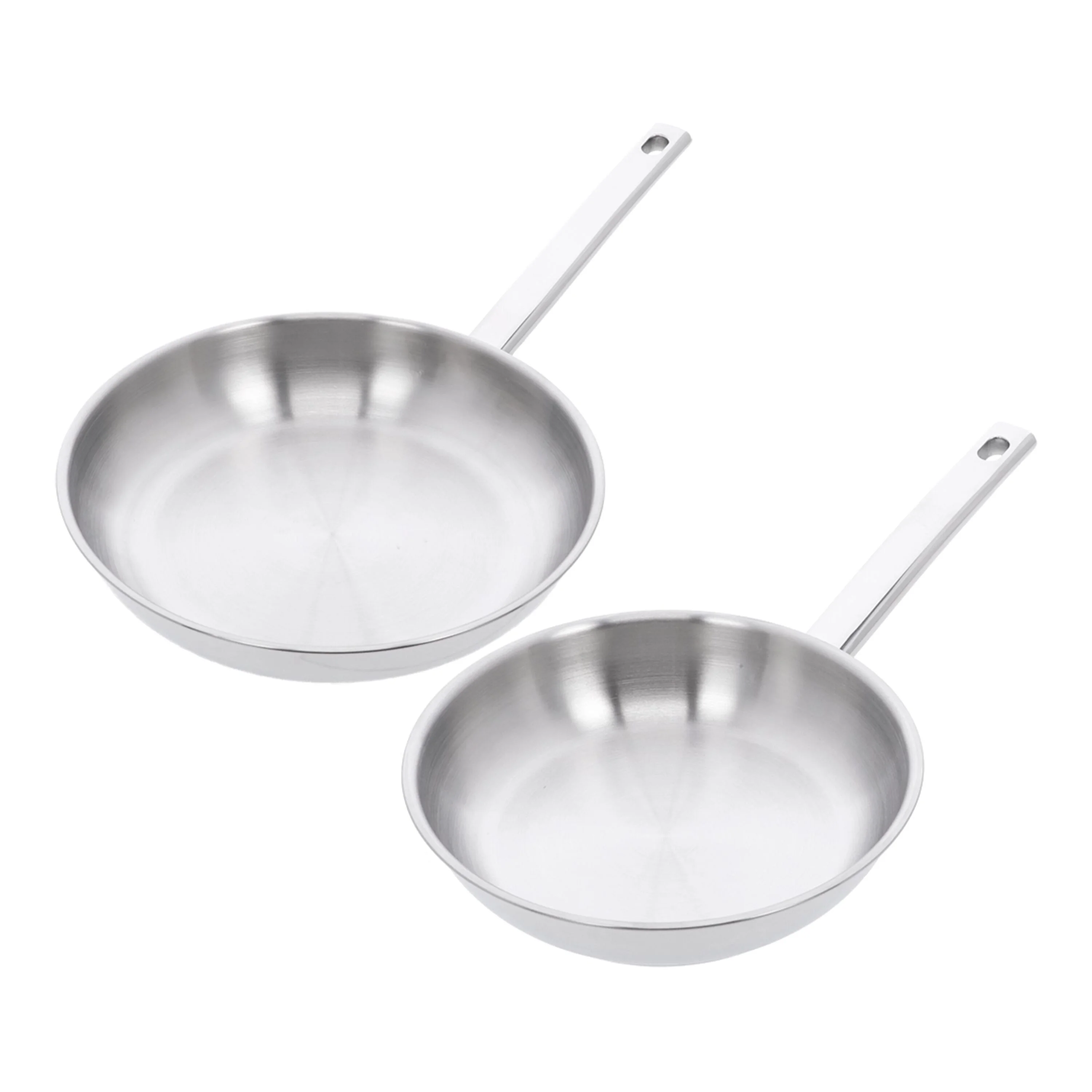 Classico 3, Koekenpannenset RVS, 20 en 24 cm, large 1