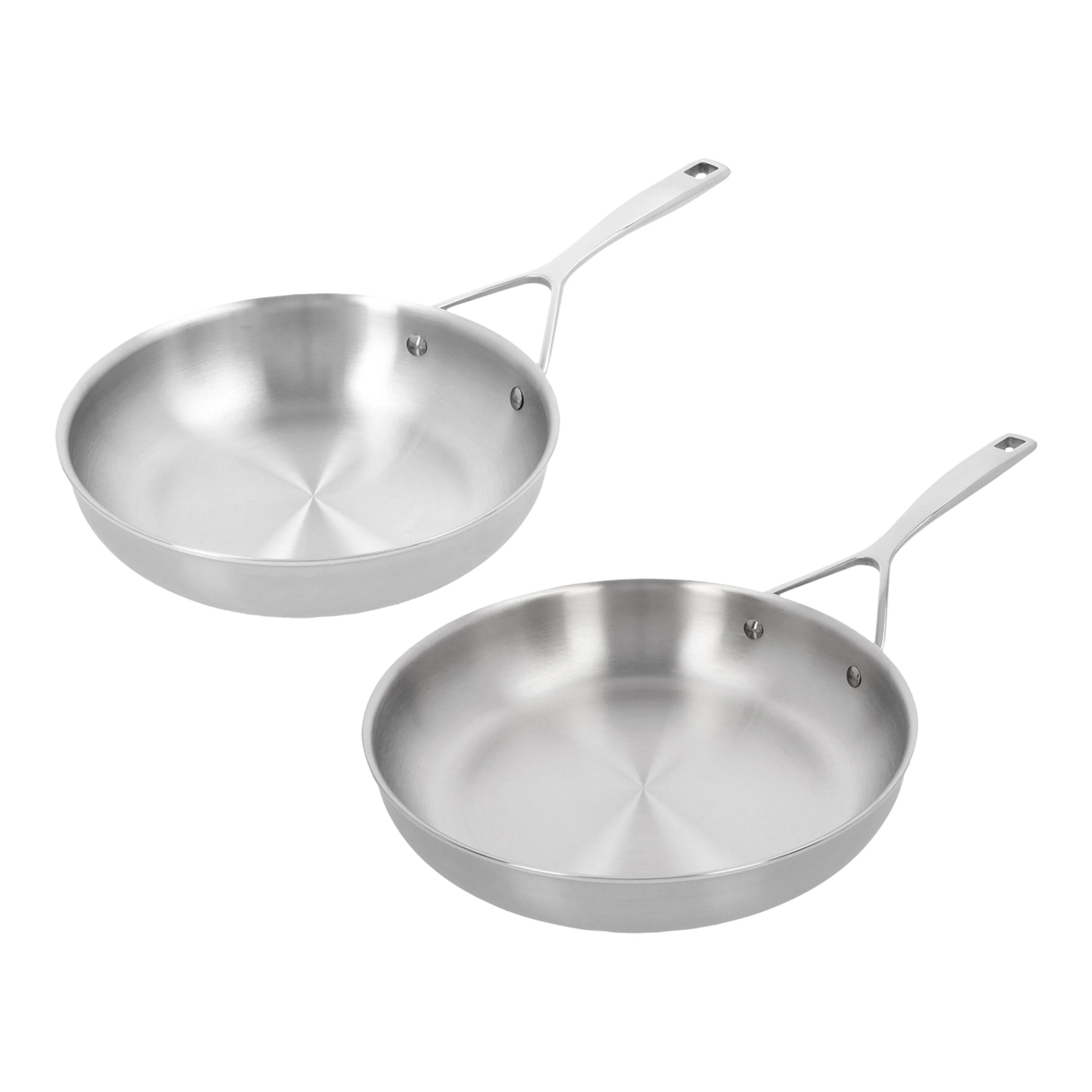 Essential 5, Koekenpannenset RVS, 24 en 28 cm, large 1