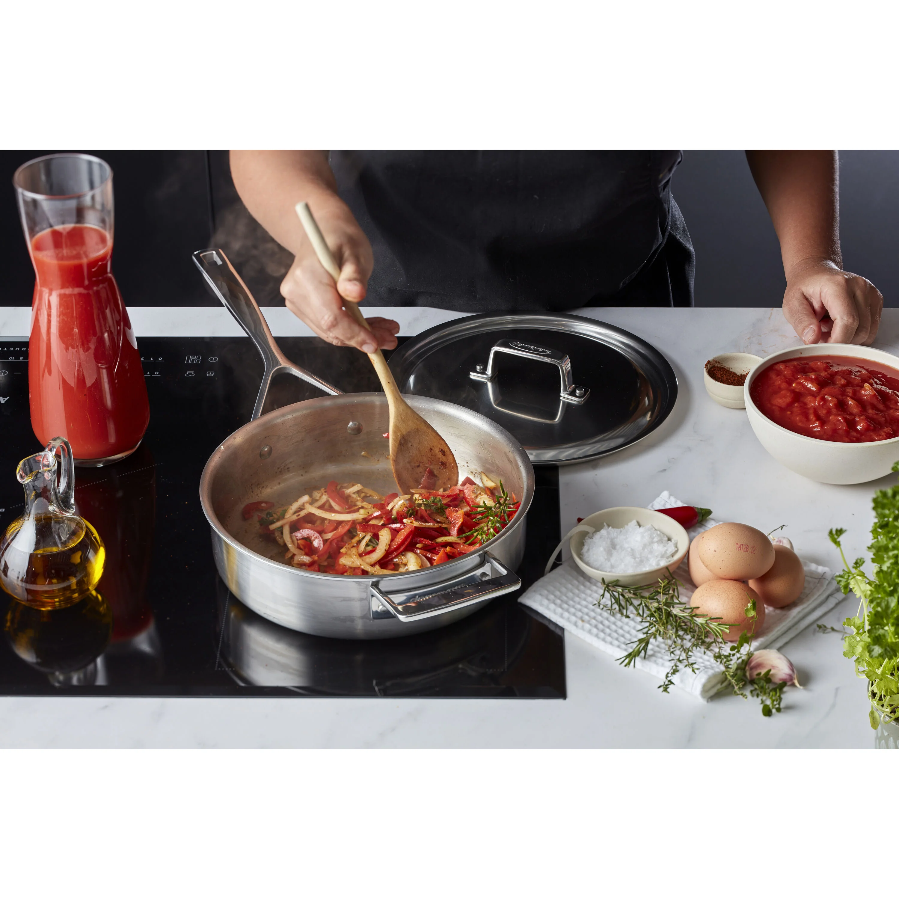 Essential 5, Sauteerpan 24 cm / 2,8 l, large 2