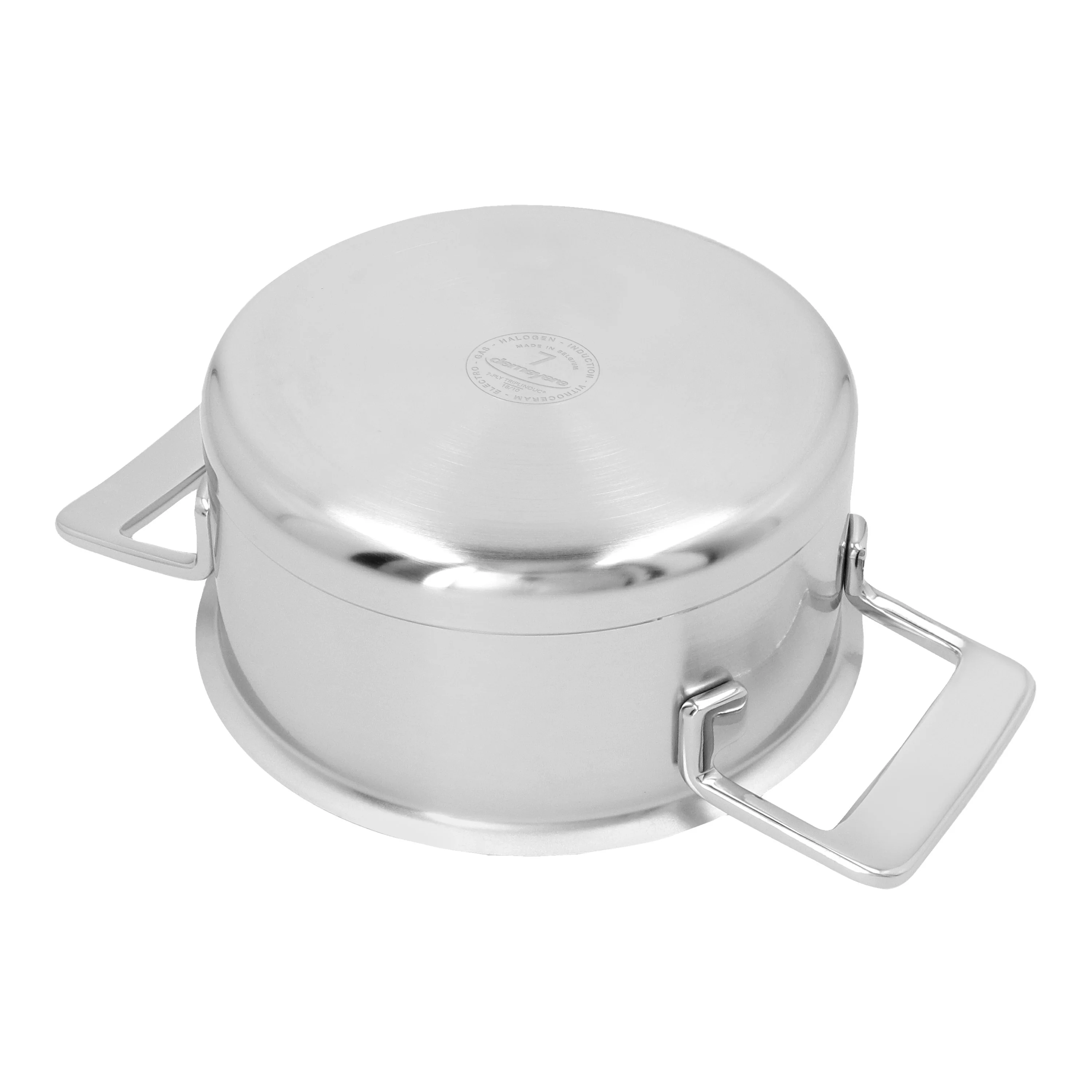 Silver 7, Kookpan met dubbelwandig deksel 20 cm / 3 l, large 6