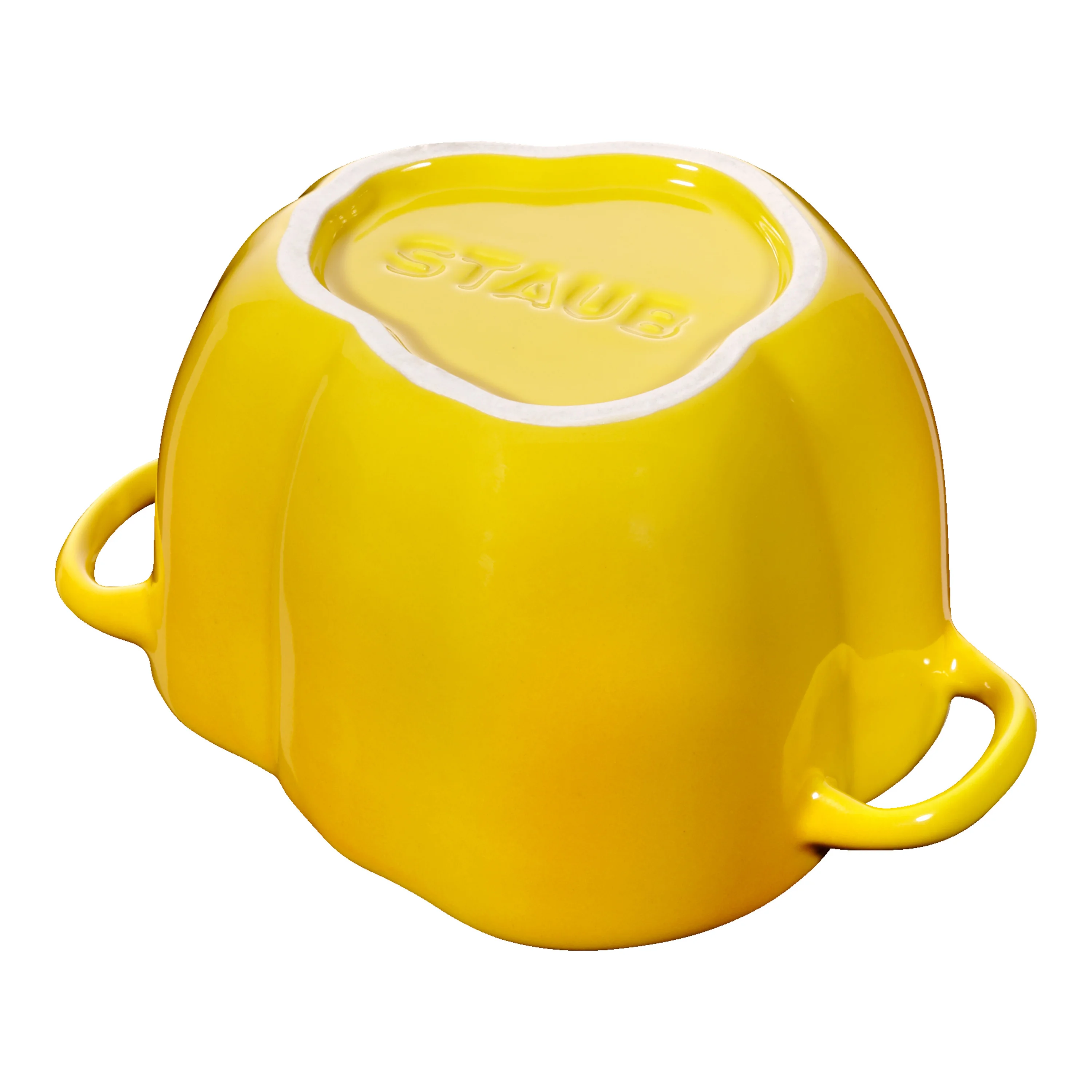 Ceramique, Cocotte 11 cm / 450 ml, (geen vorm), Geel, large 3