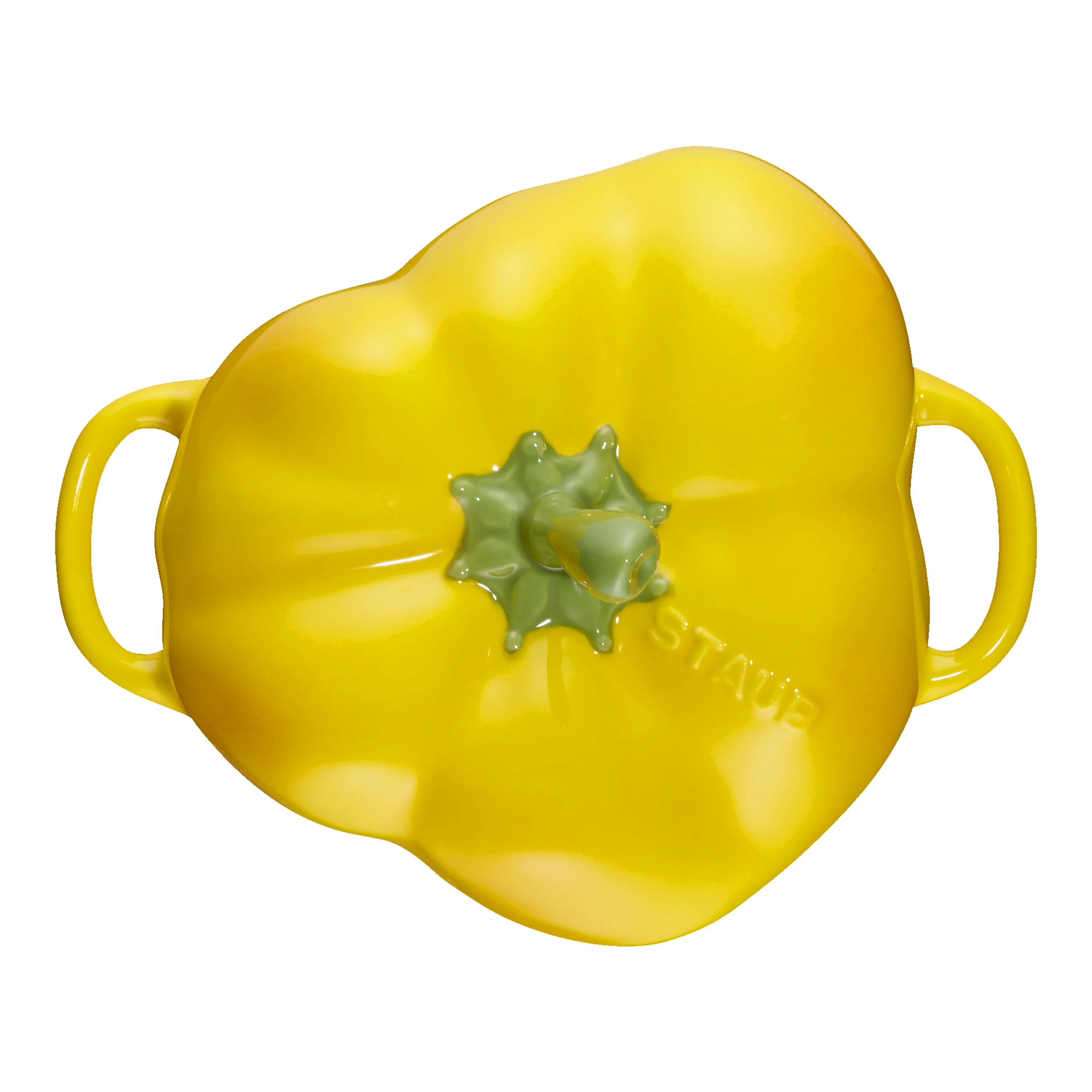 Ceramique, Cocotte 11 cm / 450 ml, (geen vorm), Geel, large 5
