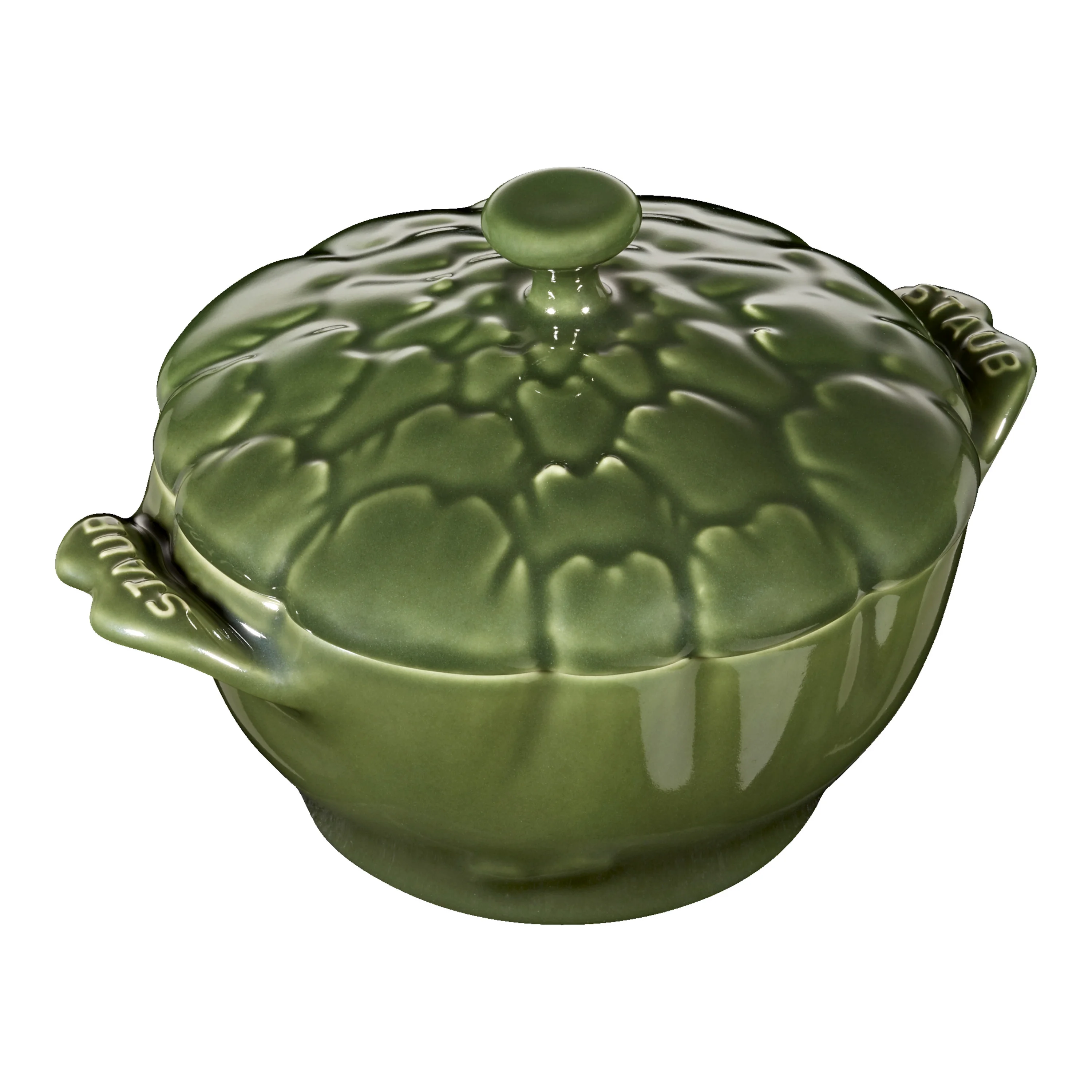 Ceramique, Cocotte 13 cm / 450 ml, Artisjok, Basilicum, large 1