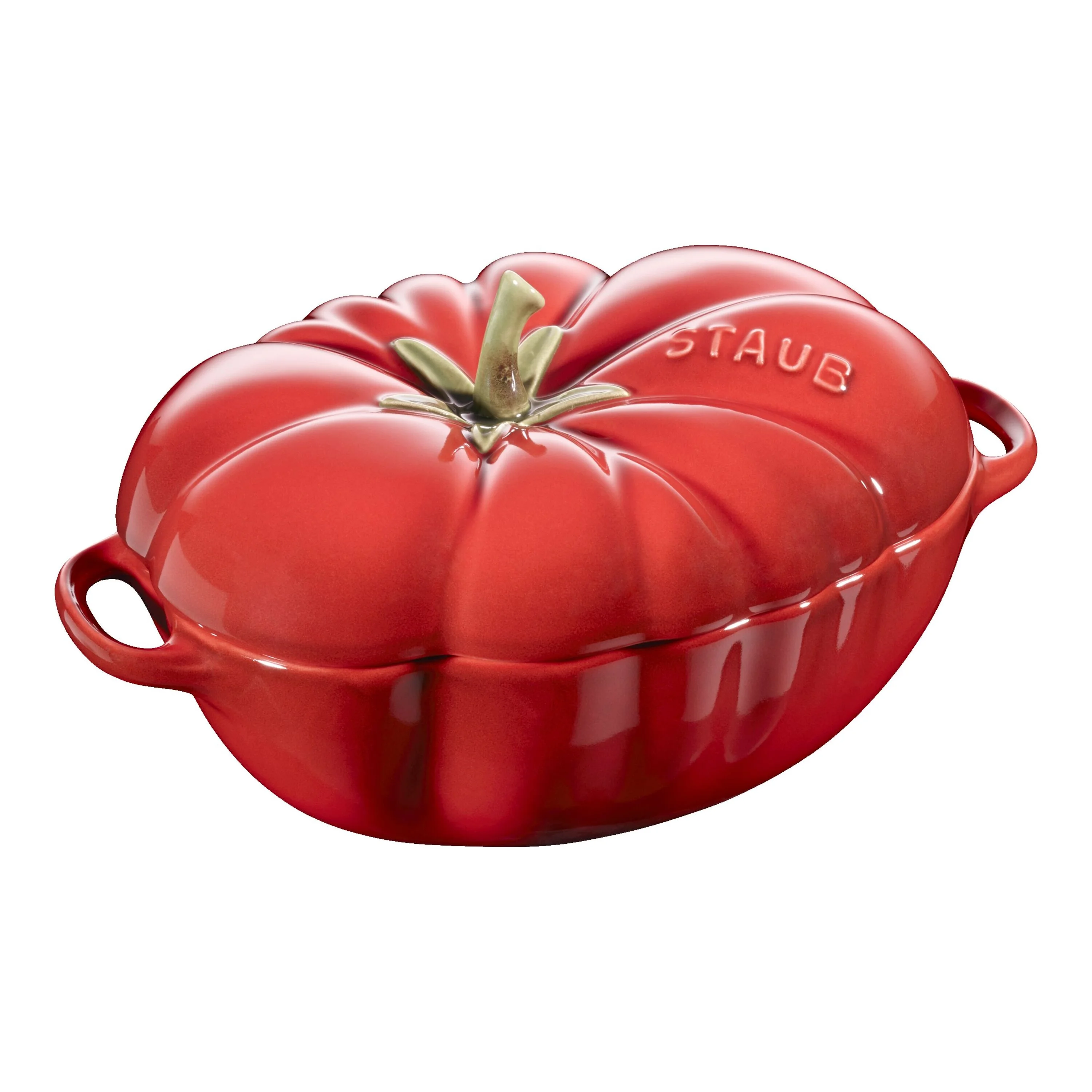 Ceramique, Cocotte 16 cm / 500 ml, Tomaat, Kersenrood, large 1