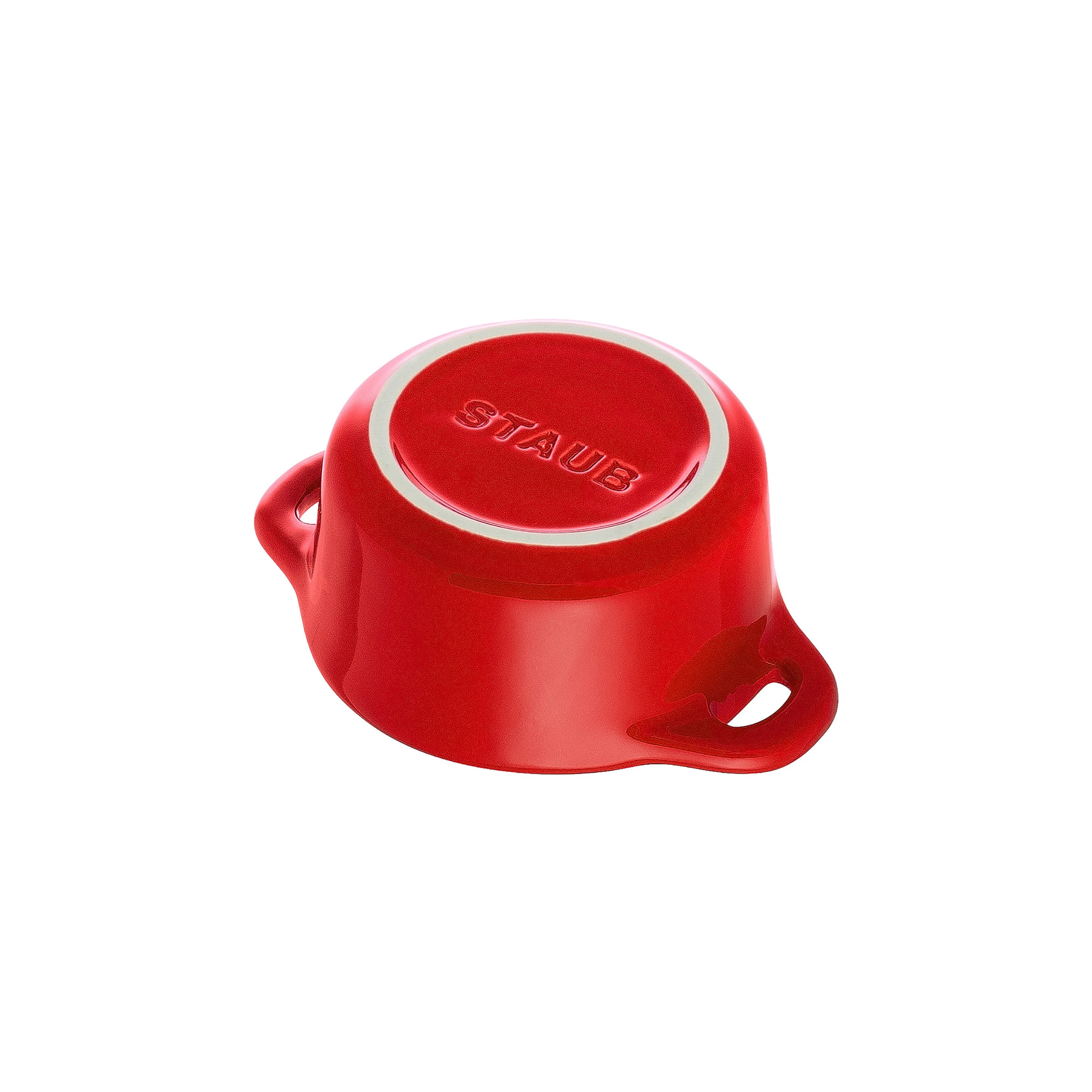 Ceramique, Mini braadpan 10 cm / 200 ml, Rond, Kersenrood, large 5