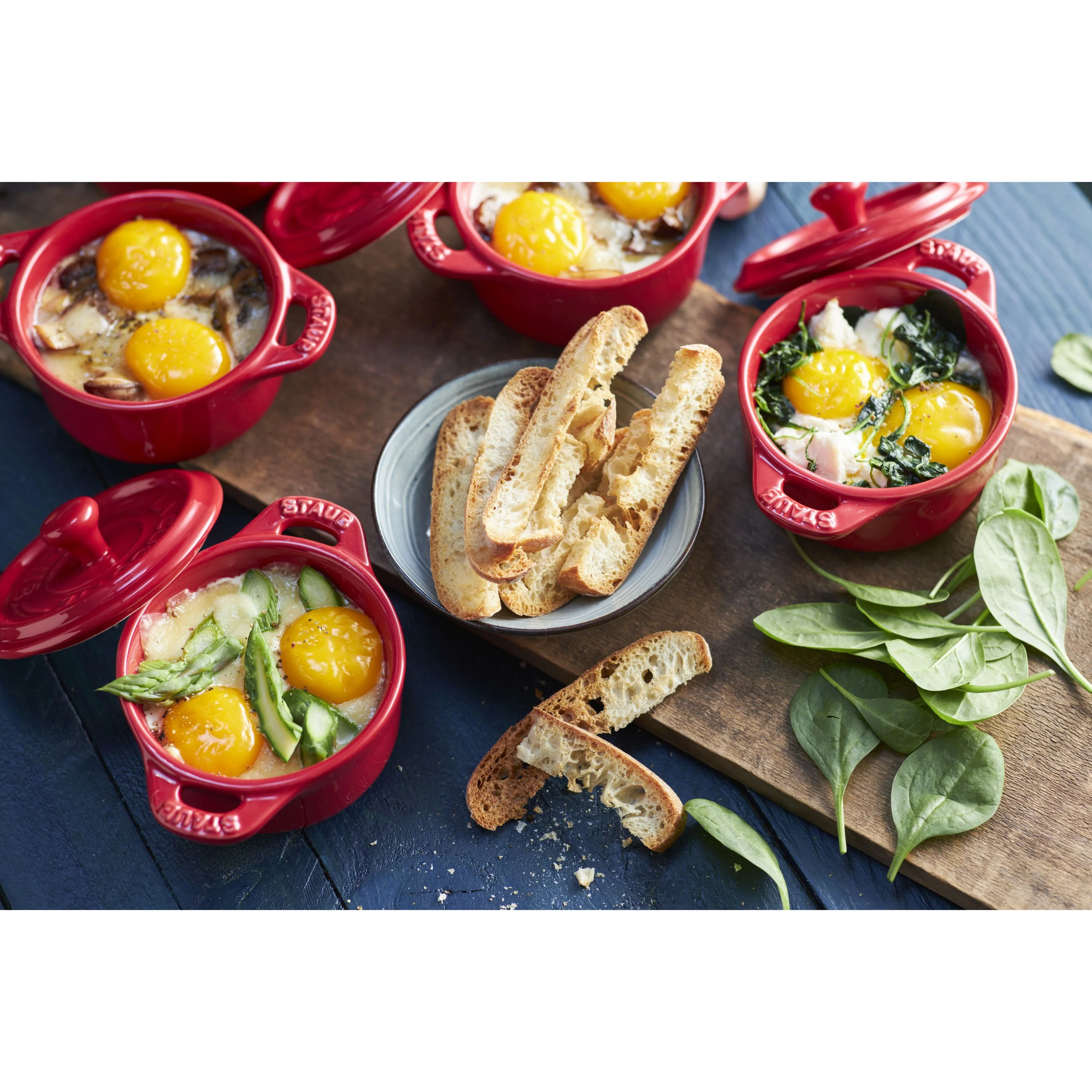 Ceramique, Mini braadpan 10 cm / 200 ml, Rond, Kersenrood, large 7
