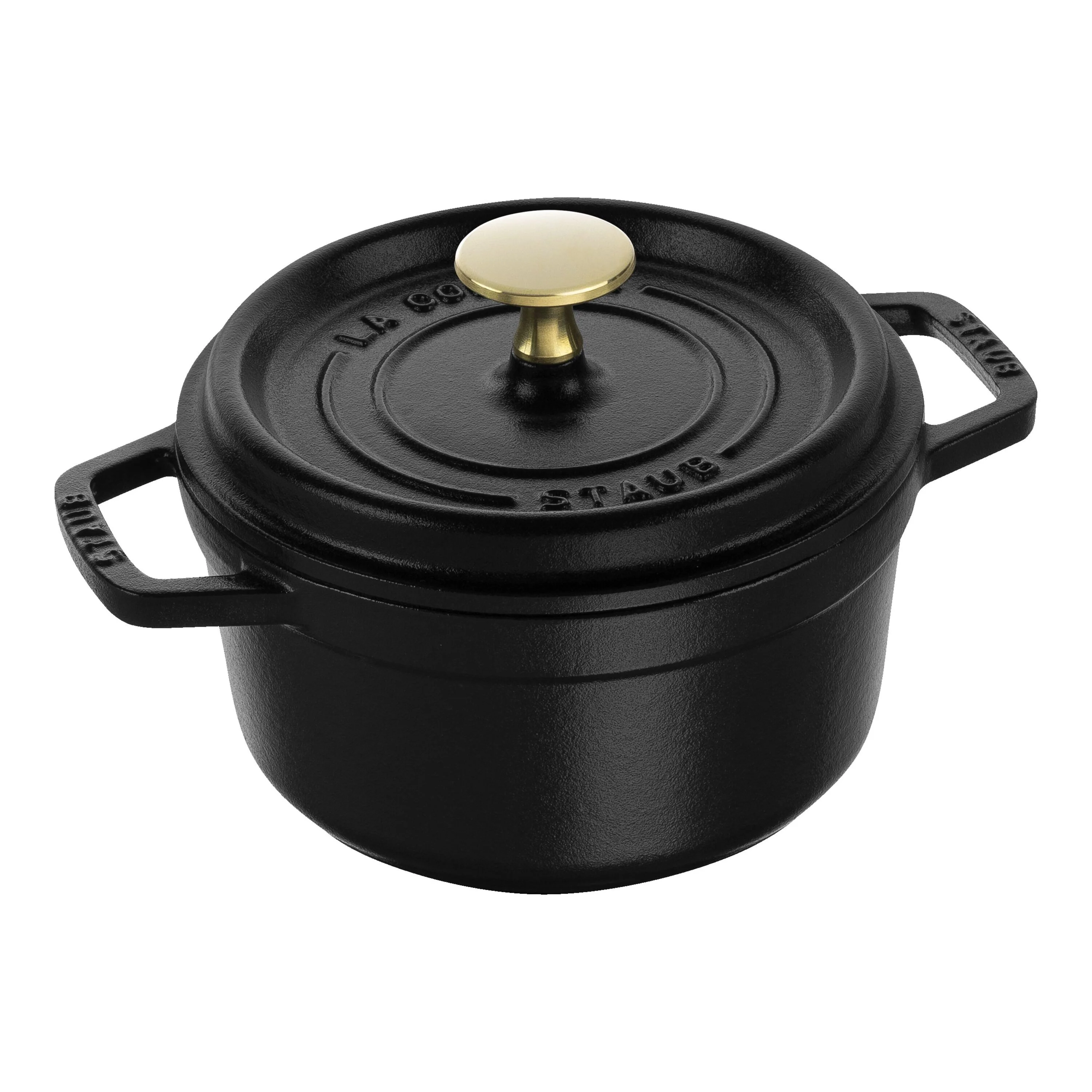 La Cocotte, Cocotte 16 cm / 1,25 l, Rond, Zwart, large 1