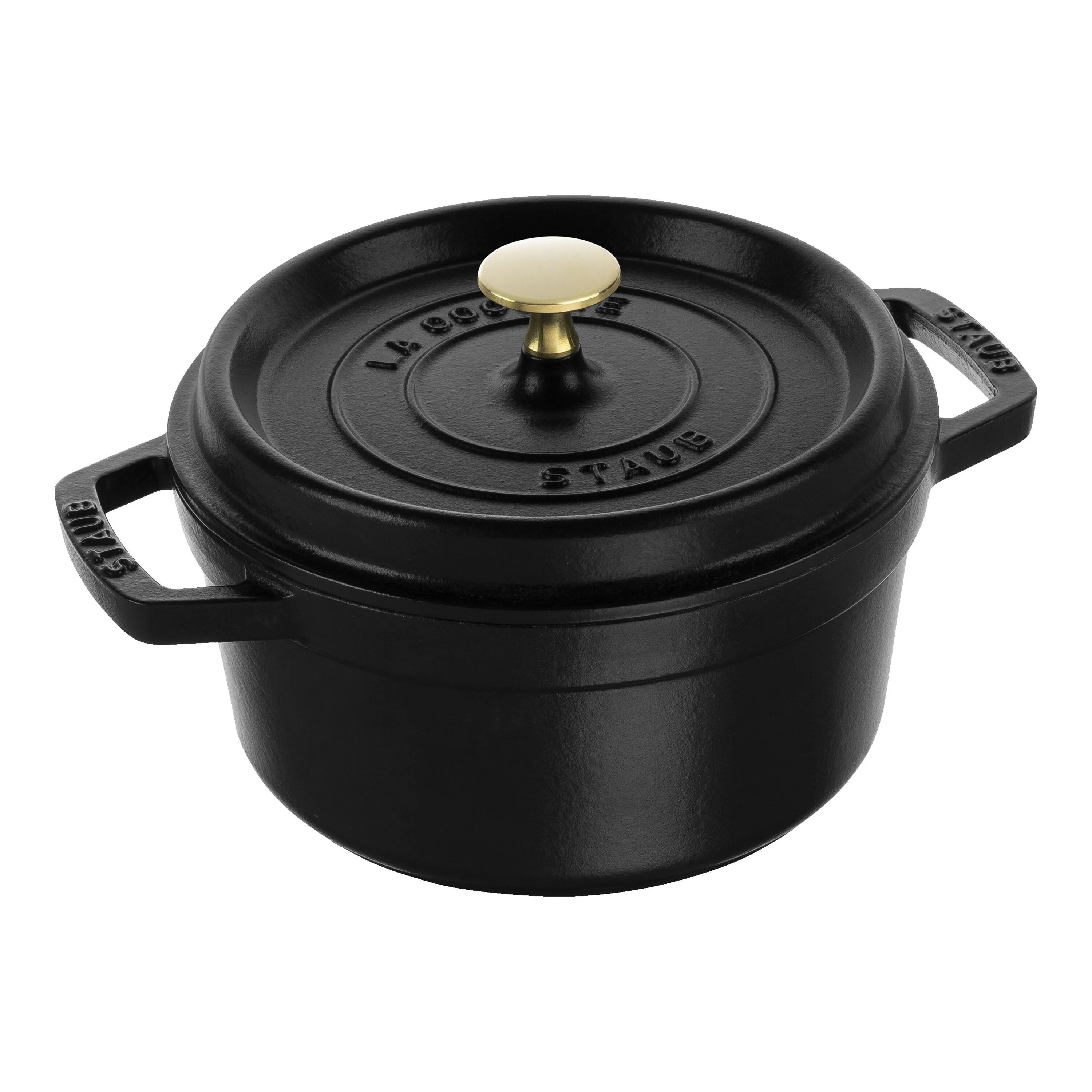 La Cocotte, Cocotte 18 cm / 1,7 l, Rond, Zwart, large 1