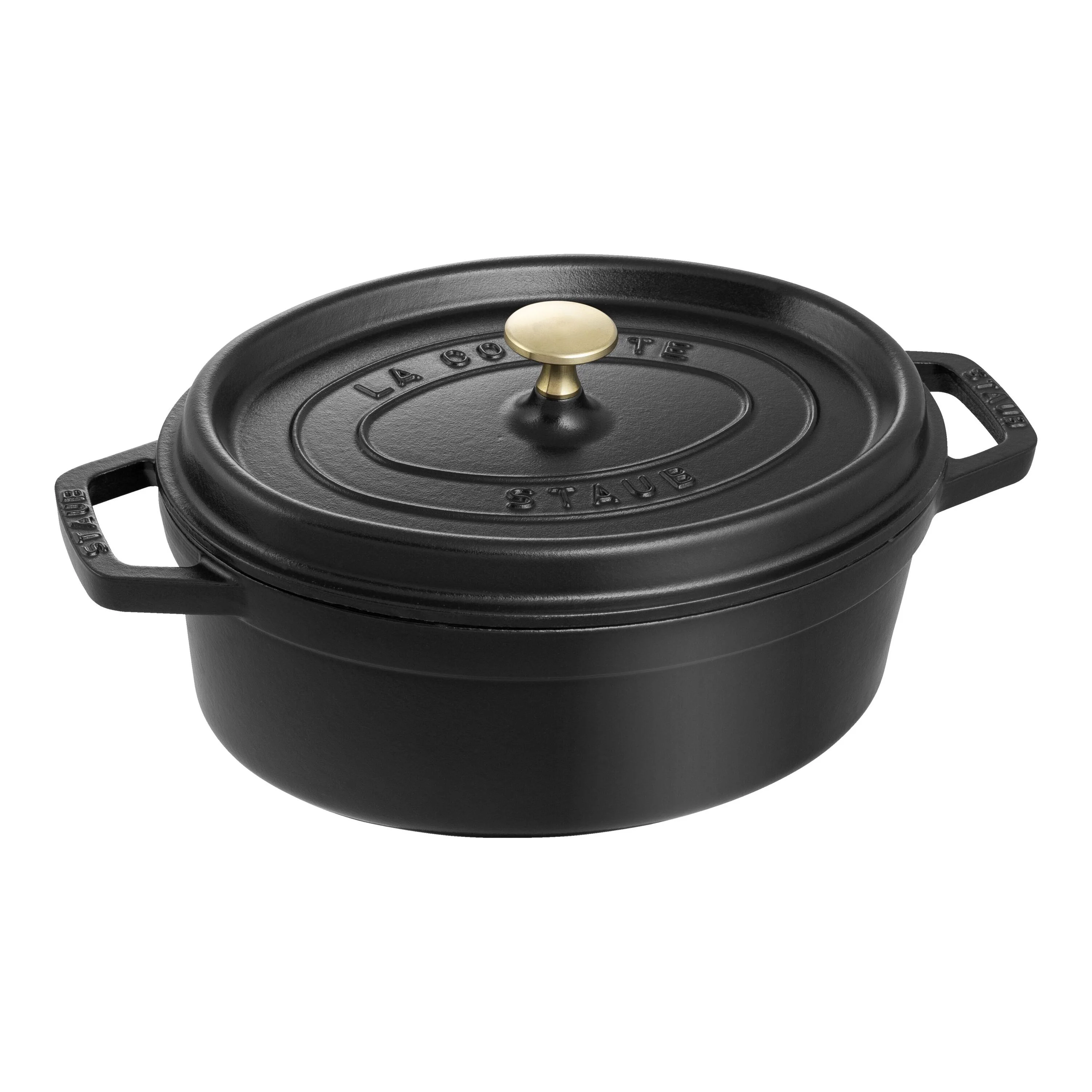 La Cocotte, Cocotte 27 cm / 3,25 l, Ovaal, Zwart, large 1