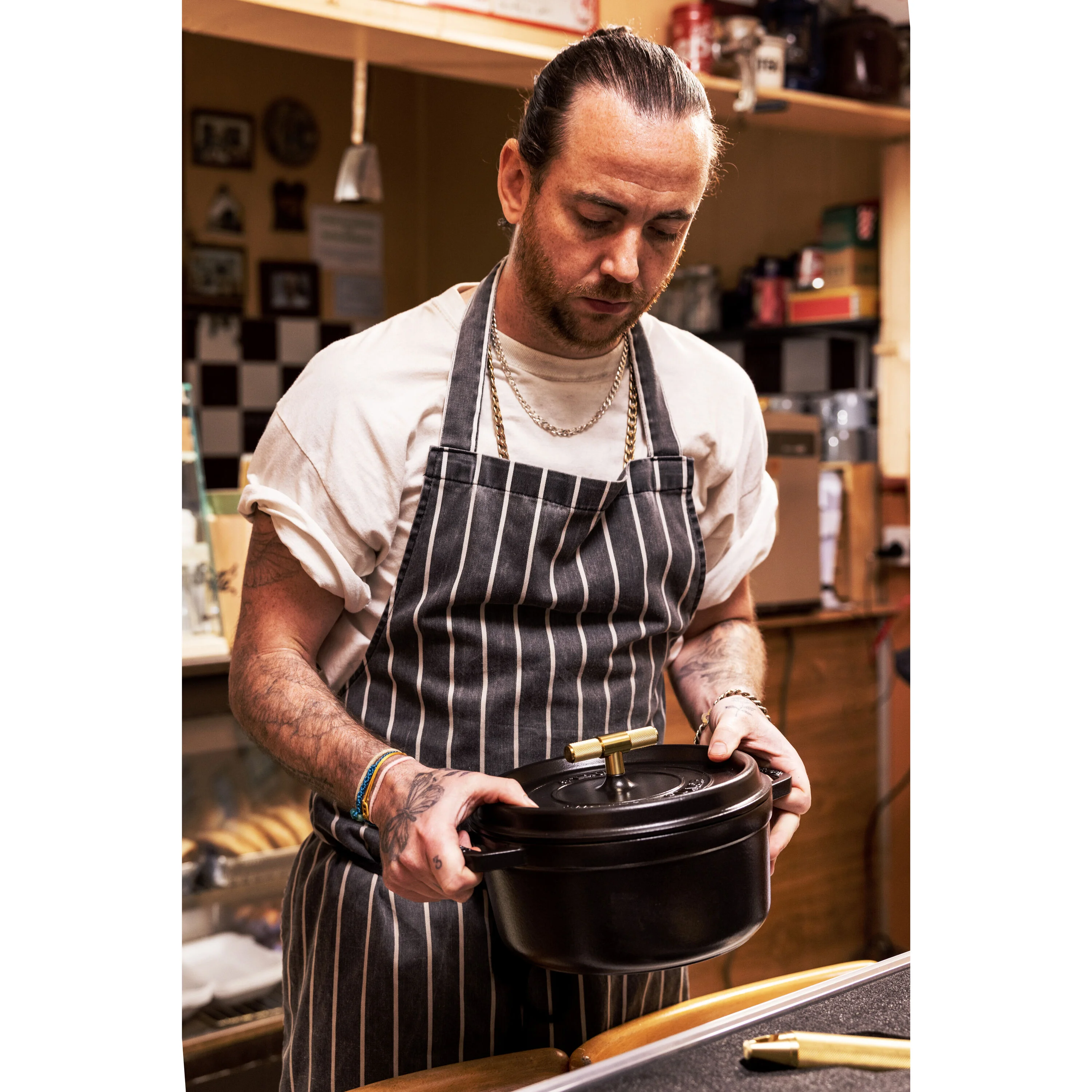 La Cocotte, Cocotte Buster+Punch 28 cm / 6,75 l, Rond, Zwart, large 12