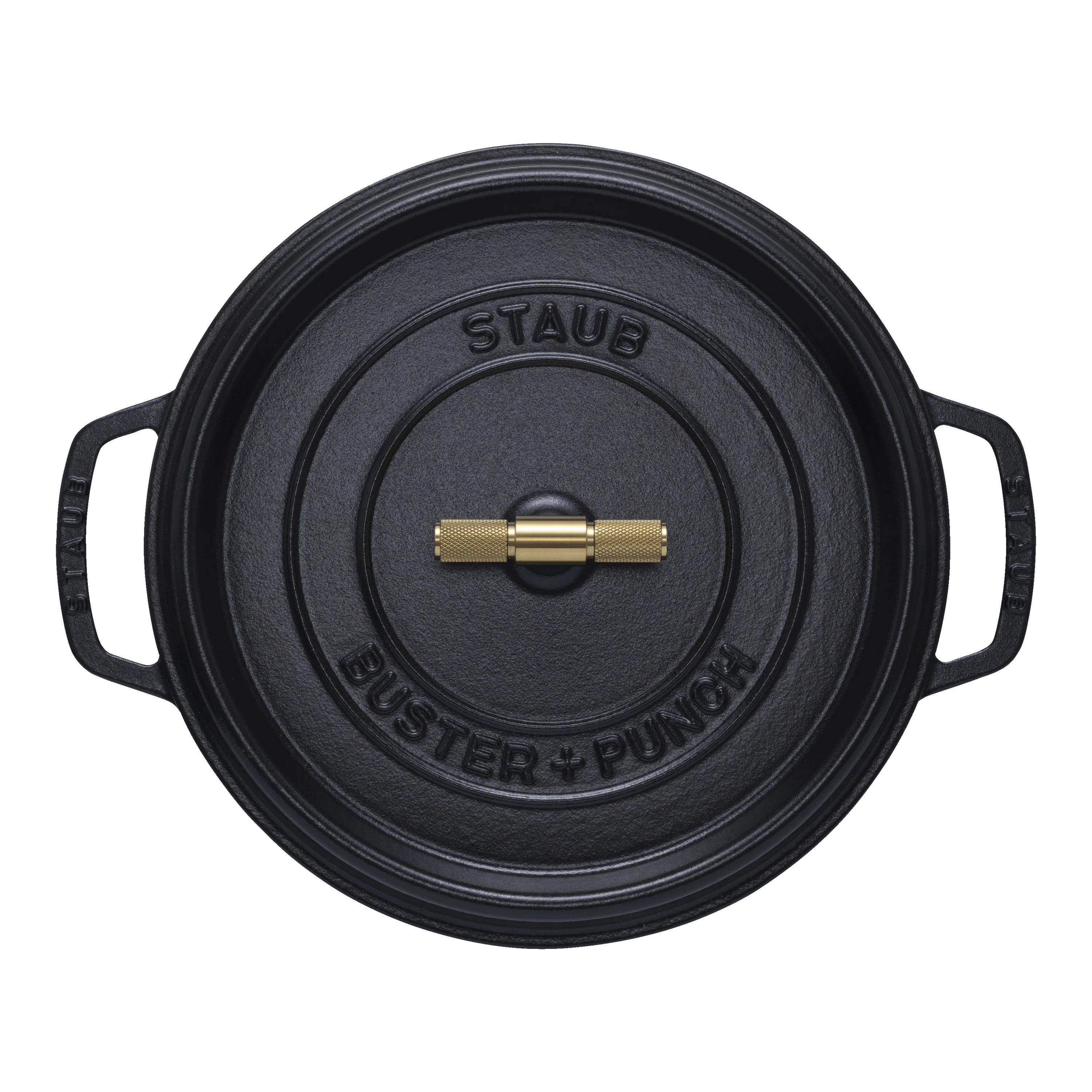 La Cocotte, Cocotte Buster+Punch 28 cm / 6,75 l, Rond, Zwart, large 3