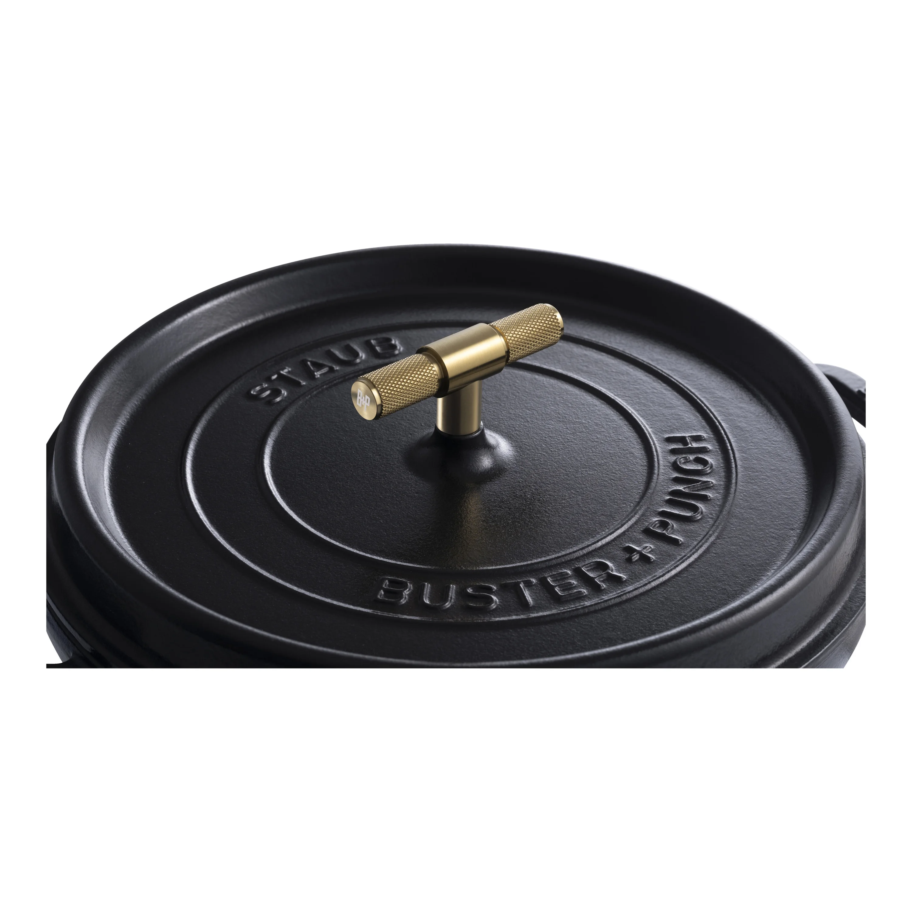 La Cocotte, Cocotte Buster+Punch 28 cm / 6,75 l, Rond, Zwart, large 4