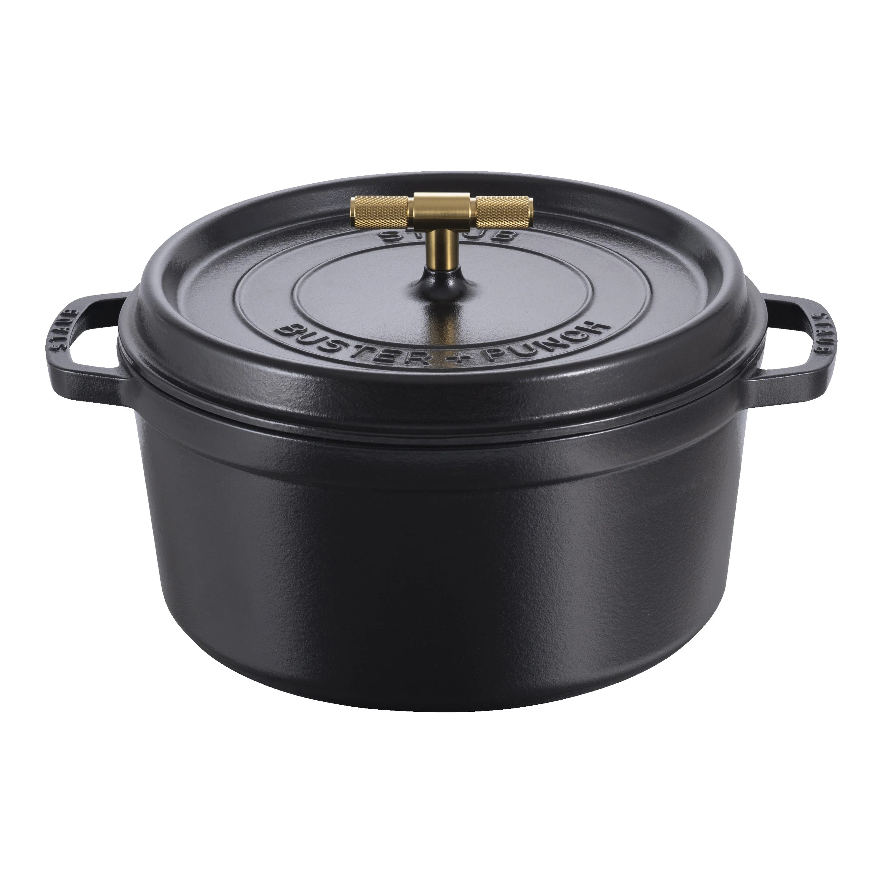 La Cocotte, Cocotte Buster+Punch 28 cm / 6,75 l, Rond, Zwart, large 6