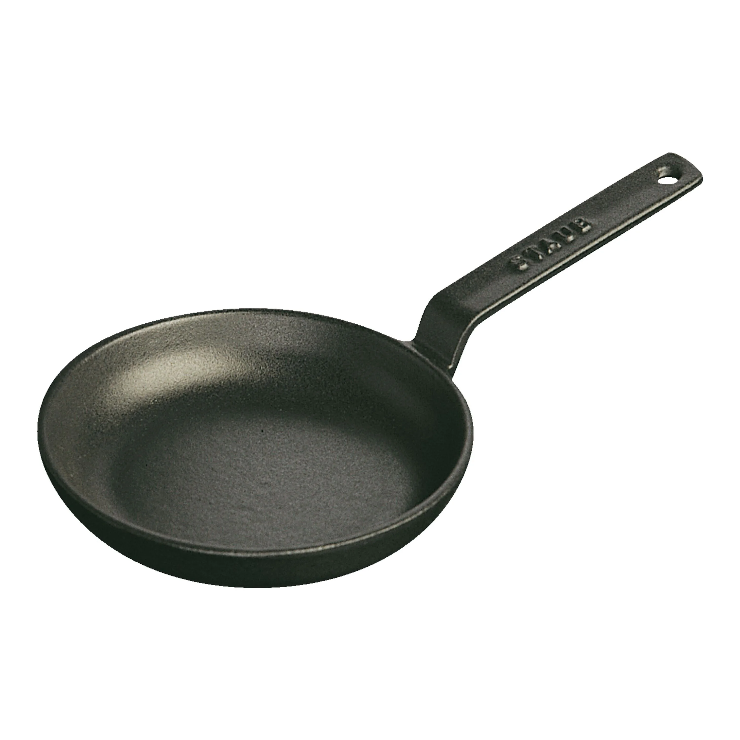 Pans, Koekenpan 12 cm, Zwart, large 1