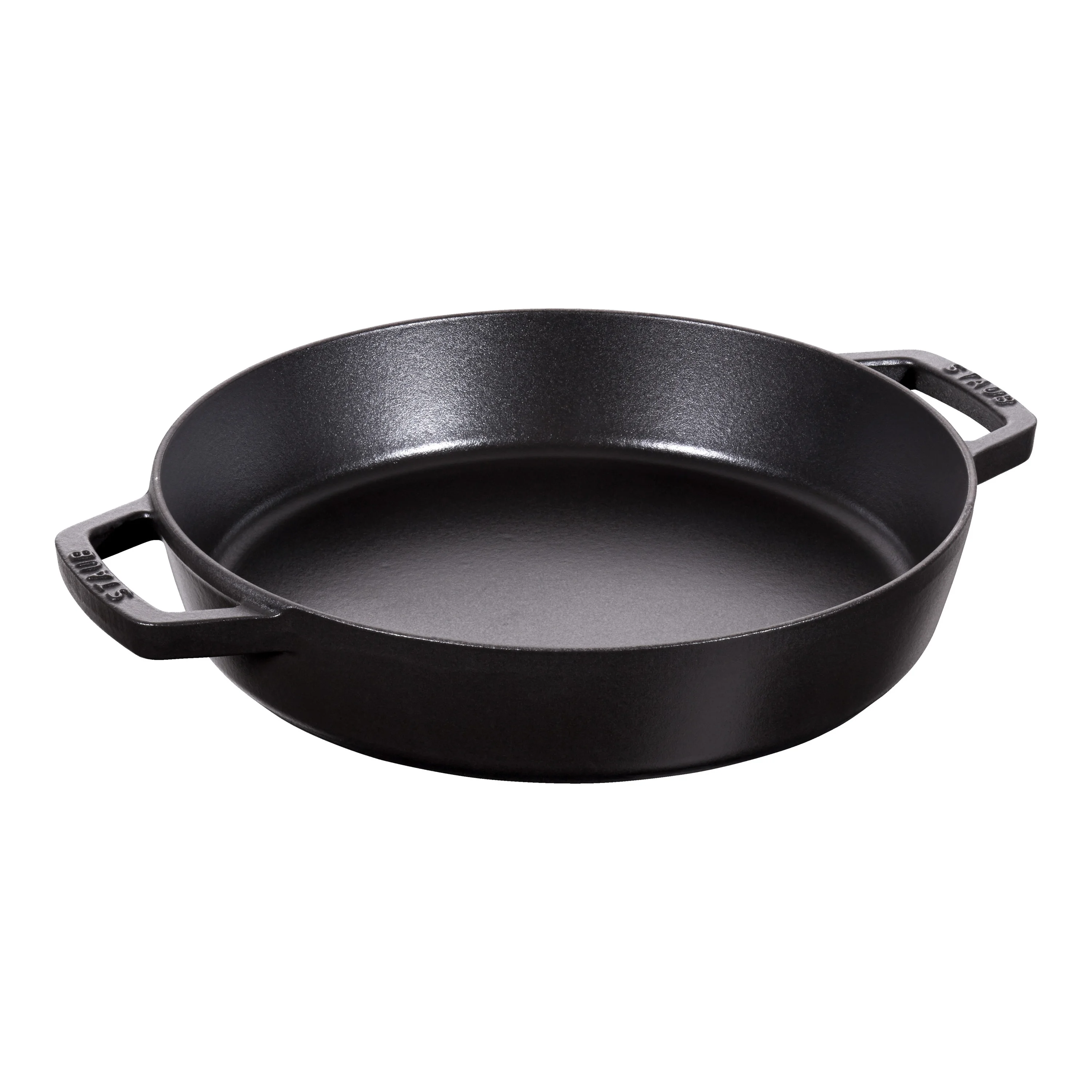 Pans, Koekenpan met 2 handgrepen 26 cm, Zwart, large 1