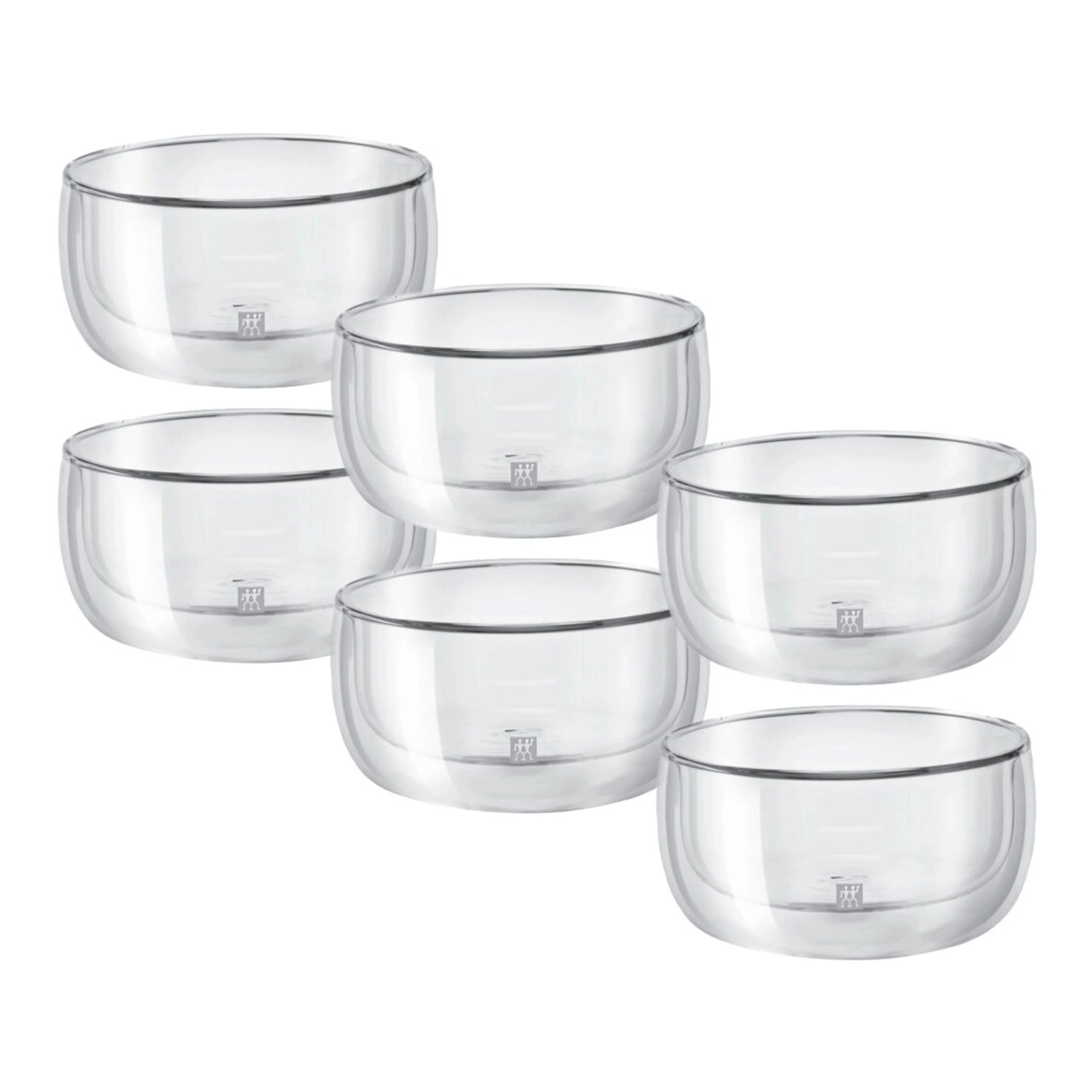 Dubbelwandig Dessertglazenset, 6-delig, large 1