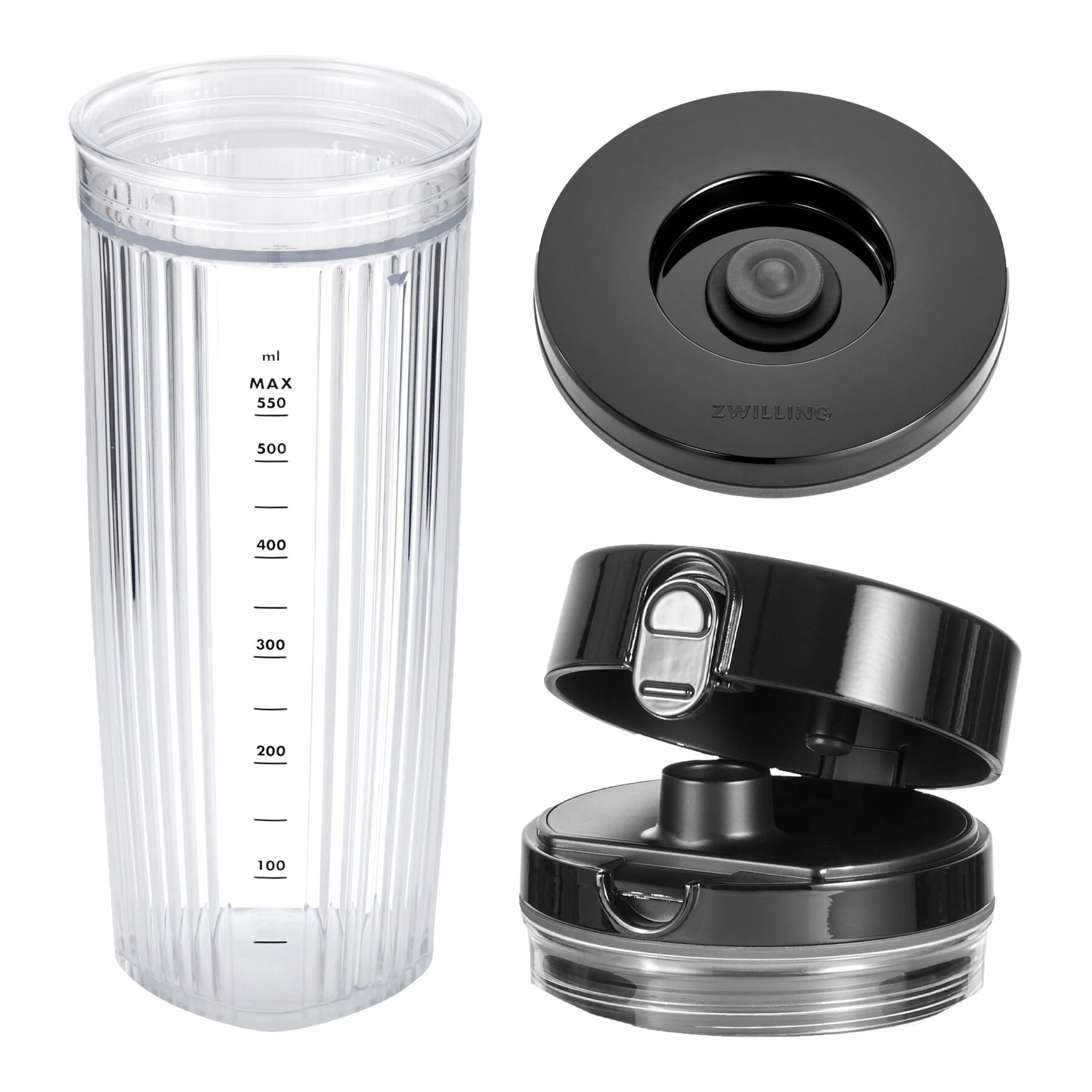ZWILLING Enfinigy Accessoires voor blenders, 550 ml, Zwart