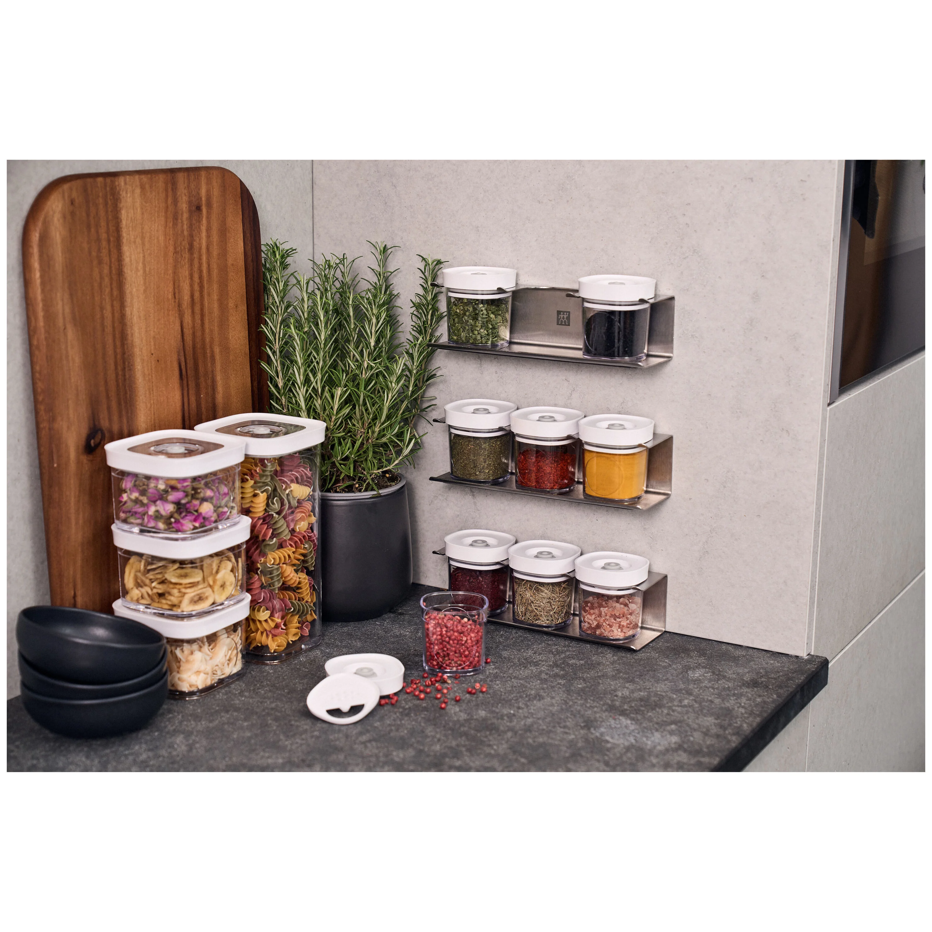 Fresh & Save CUBE, CUBE-set, XS / 3-delig, transparant-wit, large 16