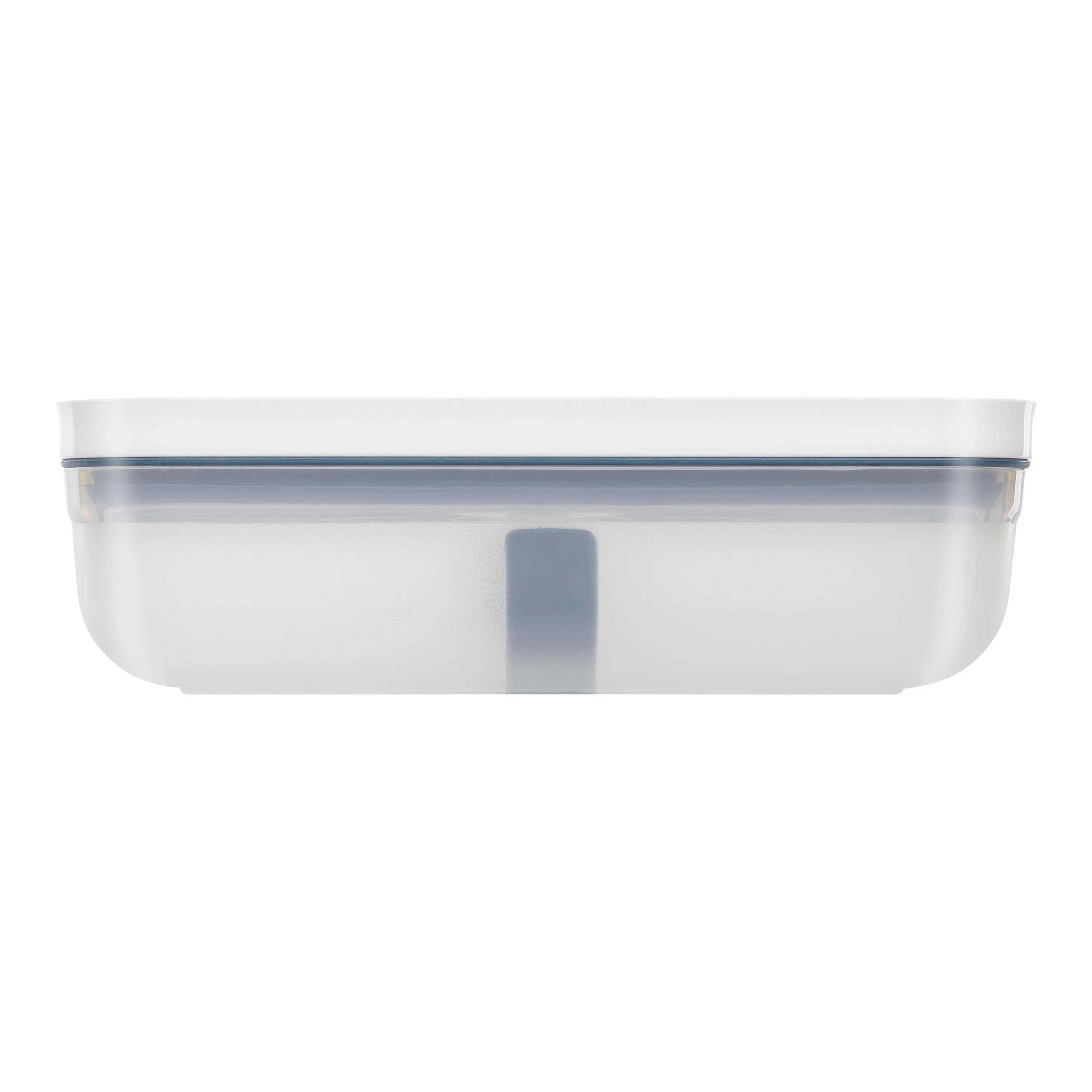 Fresh & Save, Vacuüm brooddoos L plat, Kunststof, semitransparan-La-Mer blauw, large 3