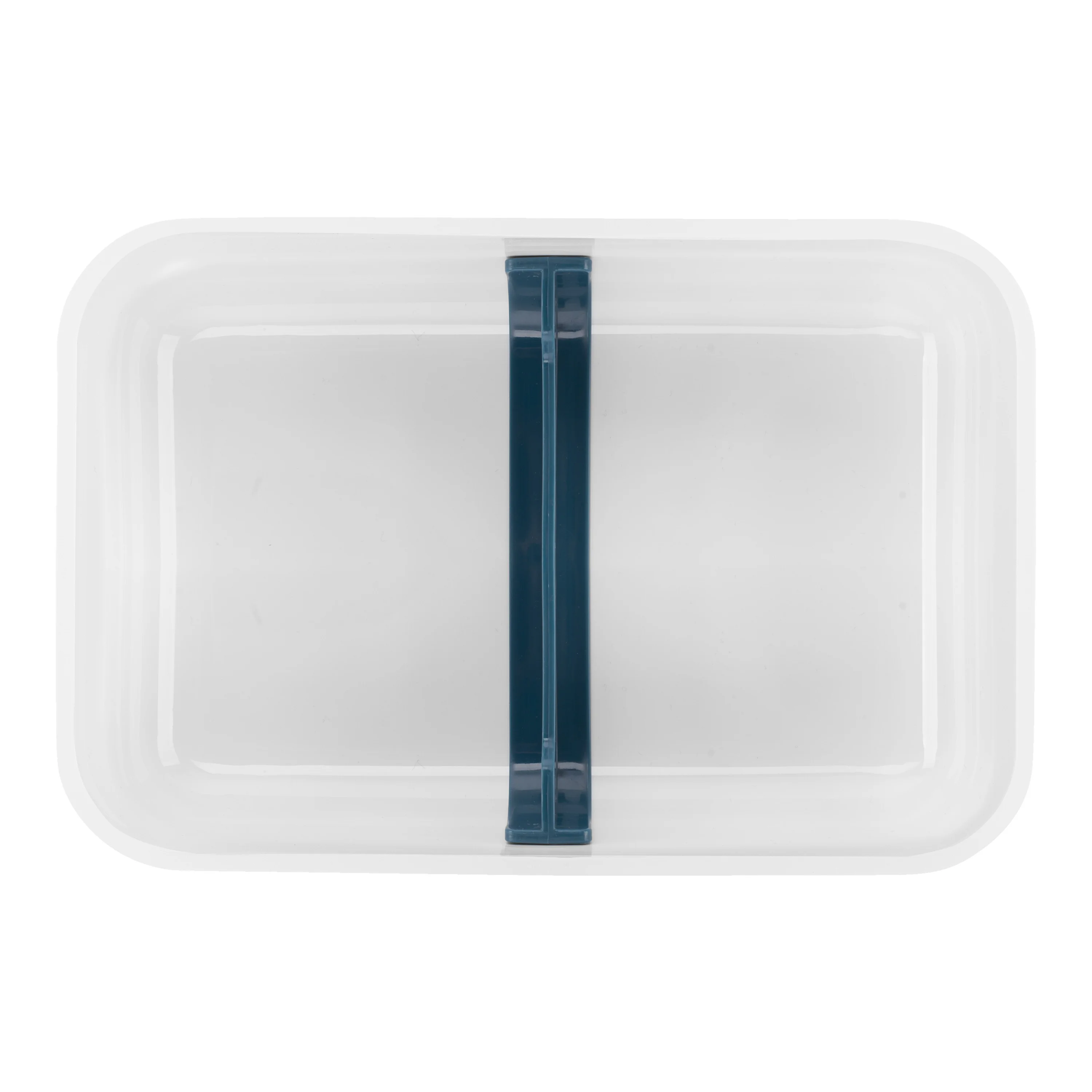 Fresh & Save, Vacuüm brooddoos L plat, Kunststof, semitransparan-La-Mer blauw, large 4