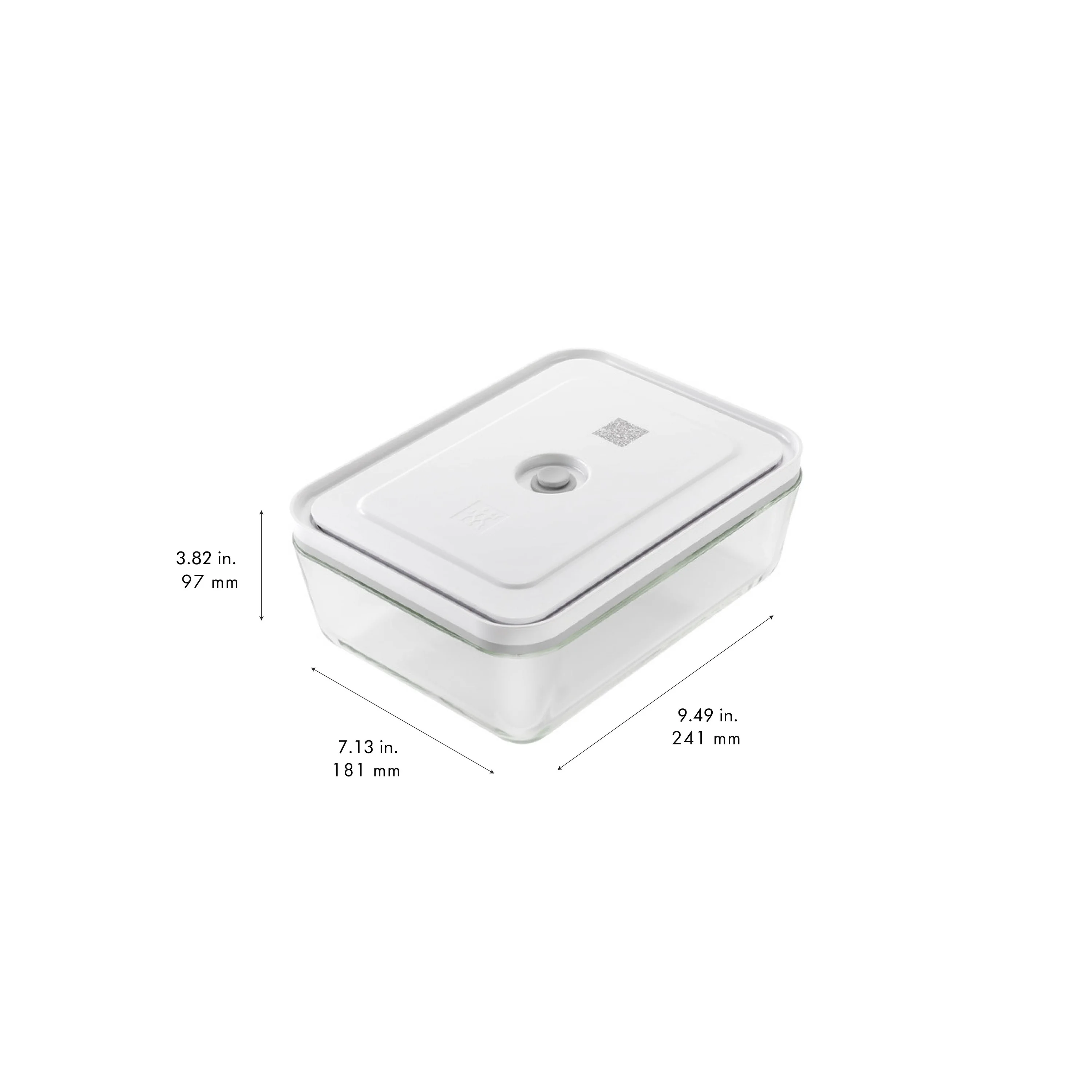 Fresh & Save, Vacuüm vershouddoos, Glas, Grijs, large 10