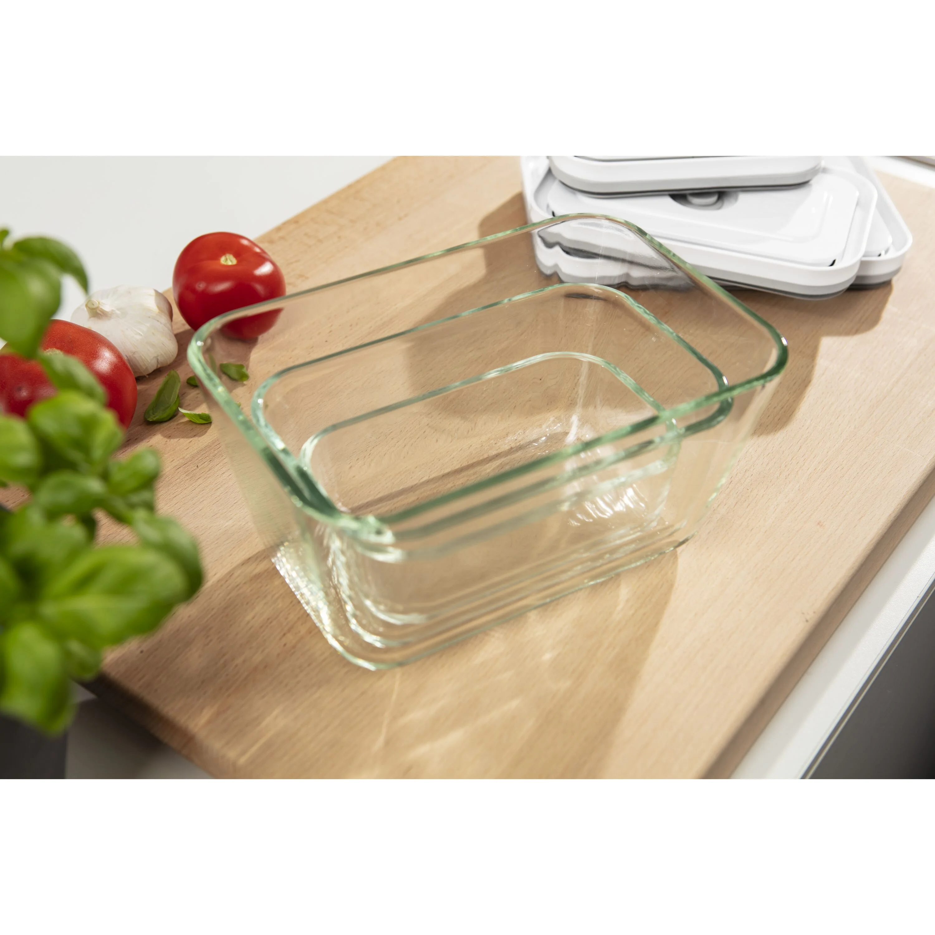 Fresh & Save, Vacuümdozenset, S/M/L / 3-delig, Glas, Grijs, large 6