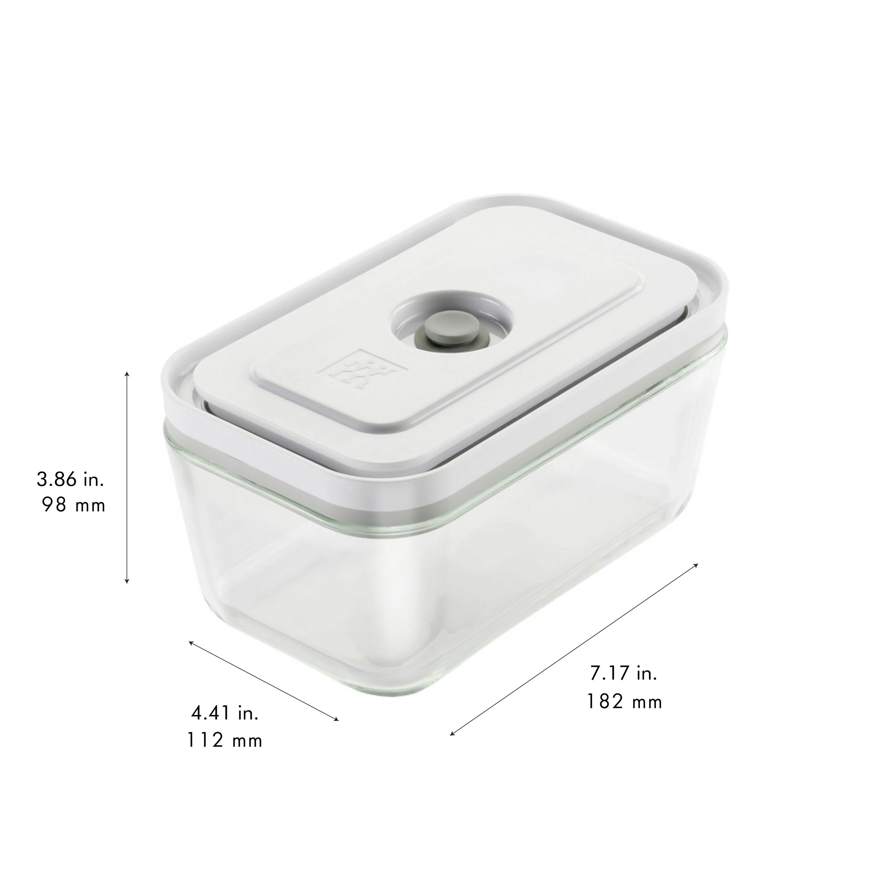 Fresh & Save, Vacuümdozenset, S/M/L / 3-delig, Glas, Grijs, large 8