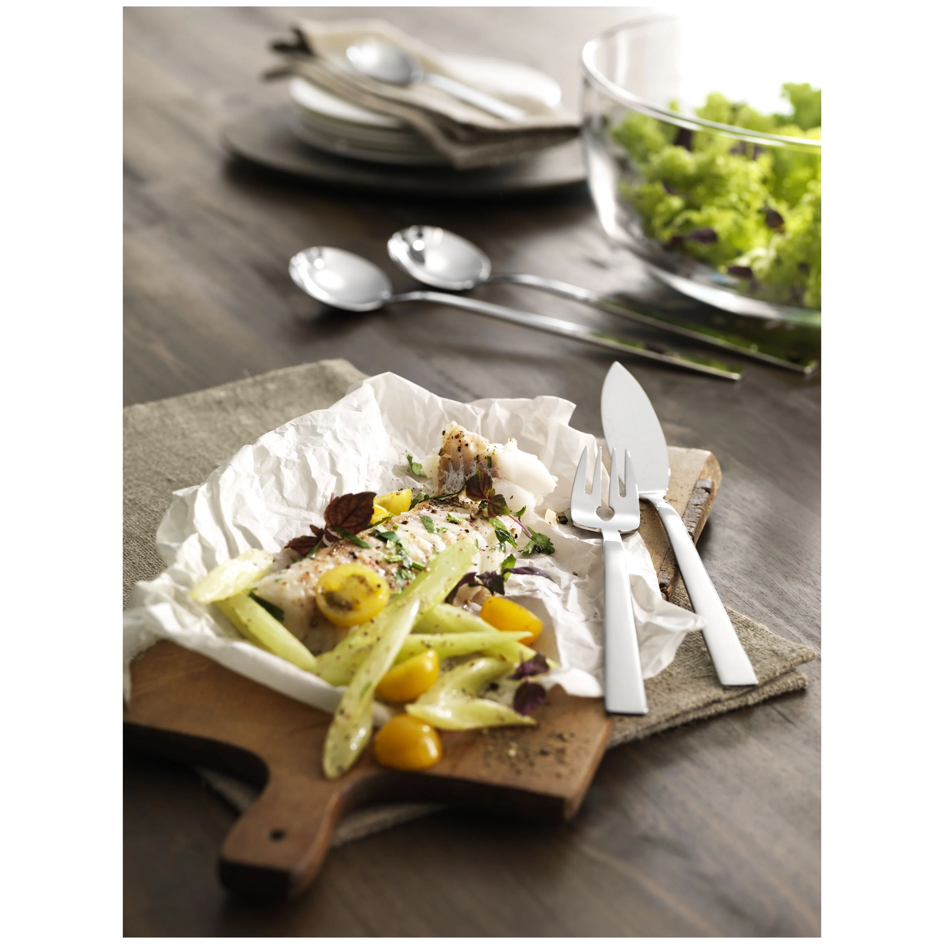 King (polished), Bestekset, 30-delig, large 3