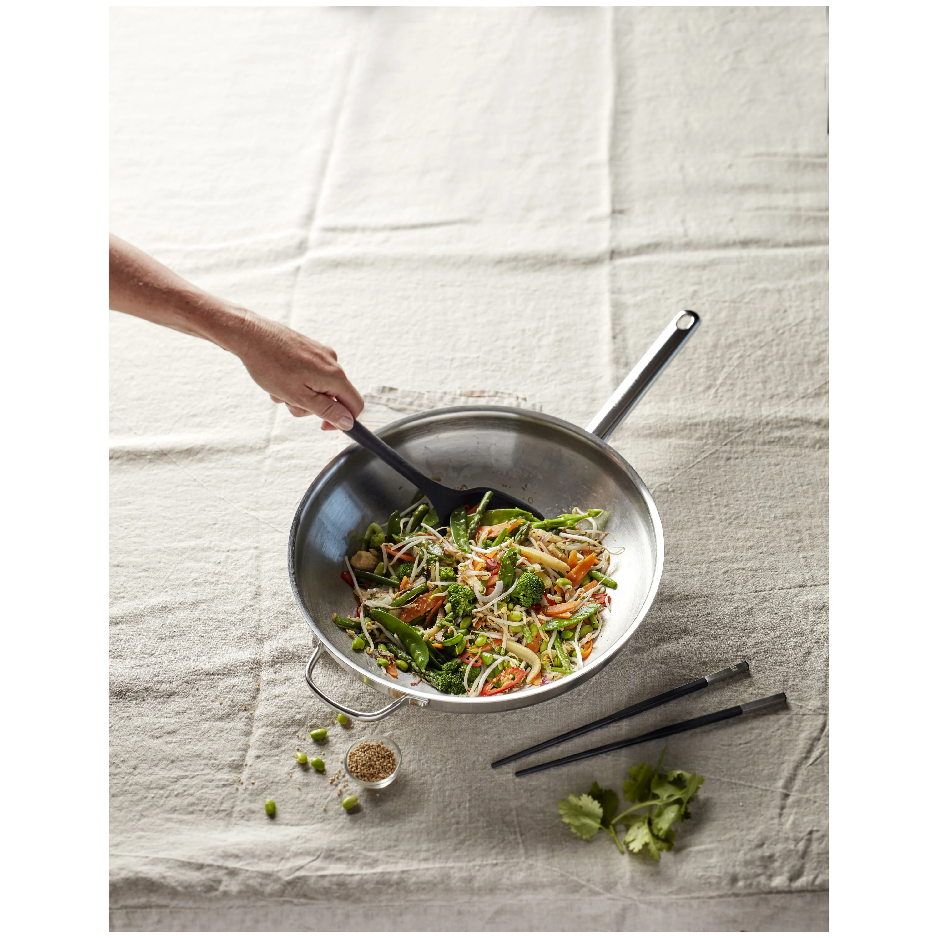 Plus, Wok 32 cm, large 4