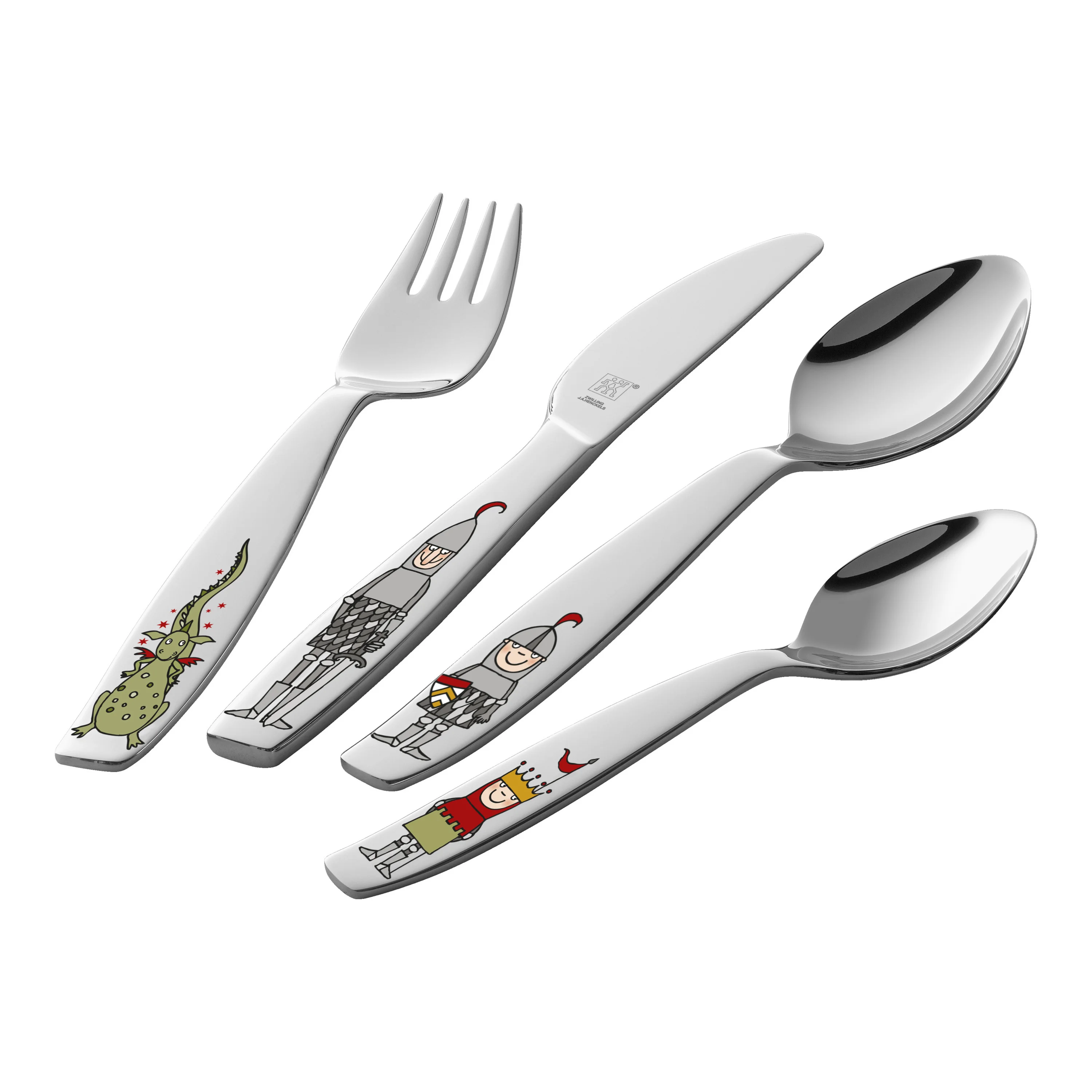 Ridder Eckbert, Kinderbestekset, 4-delig, large 1