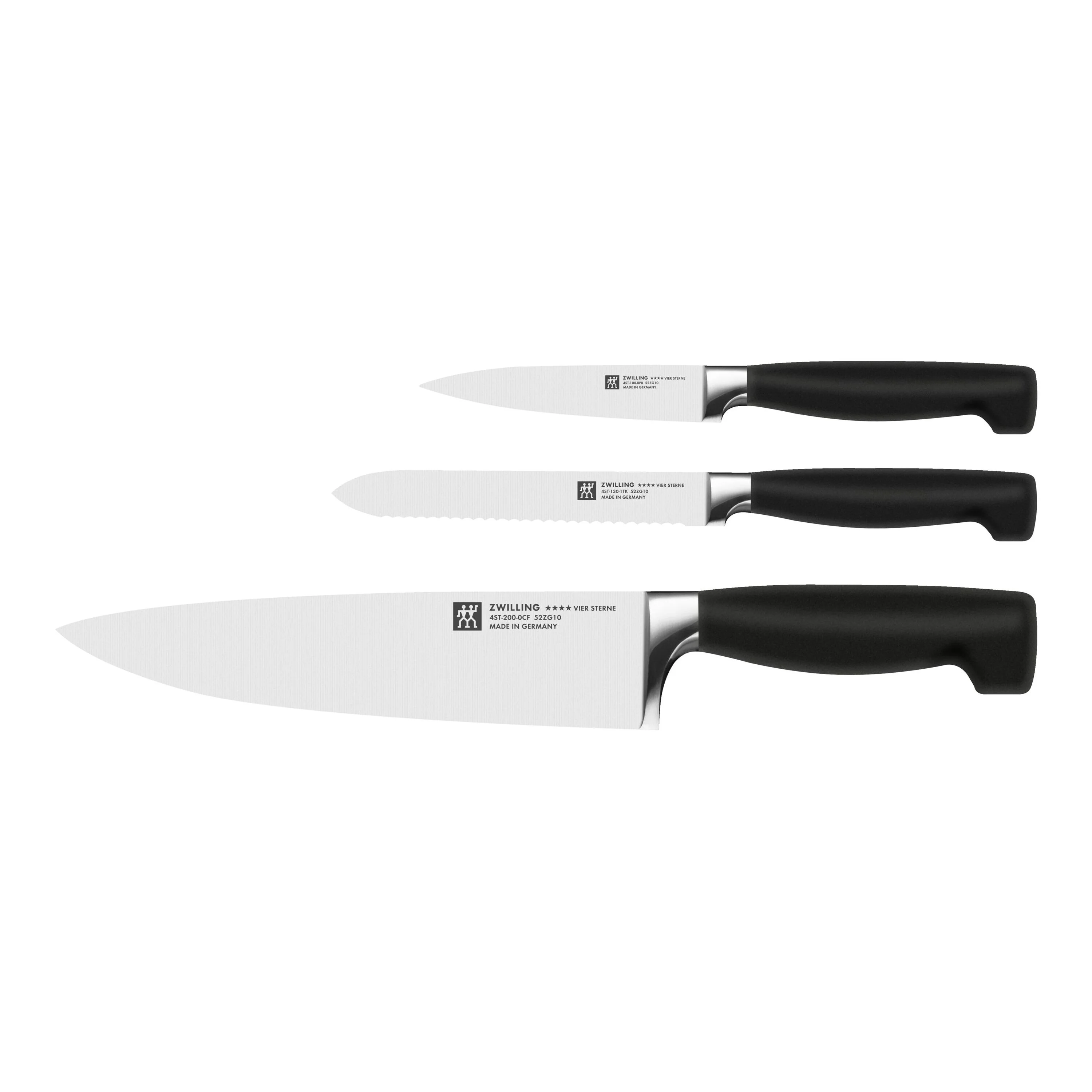 VIER STERNE, Messenset, 3-delig, large 1