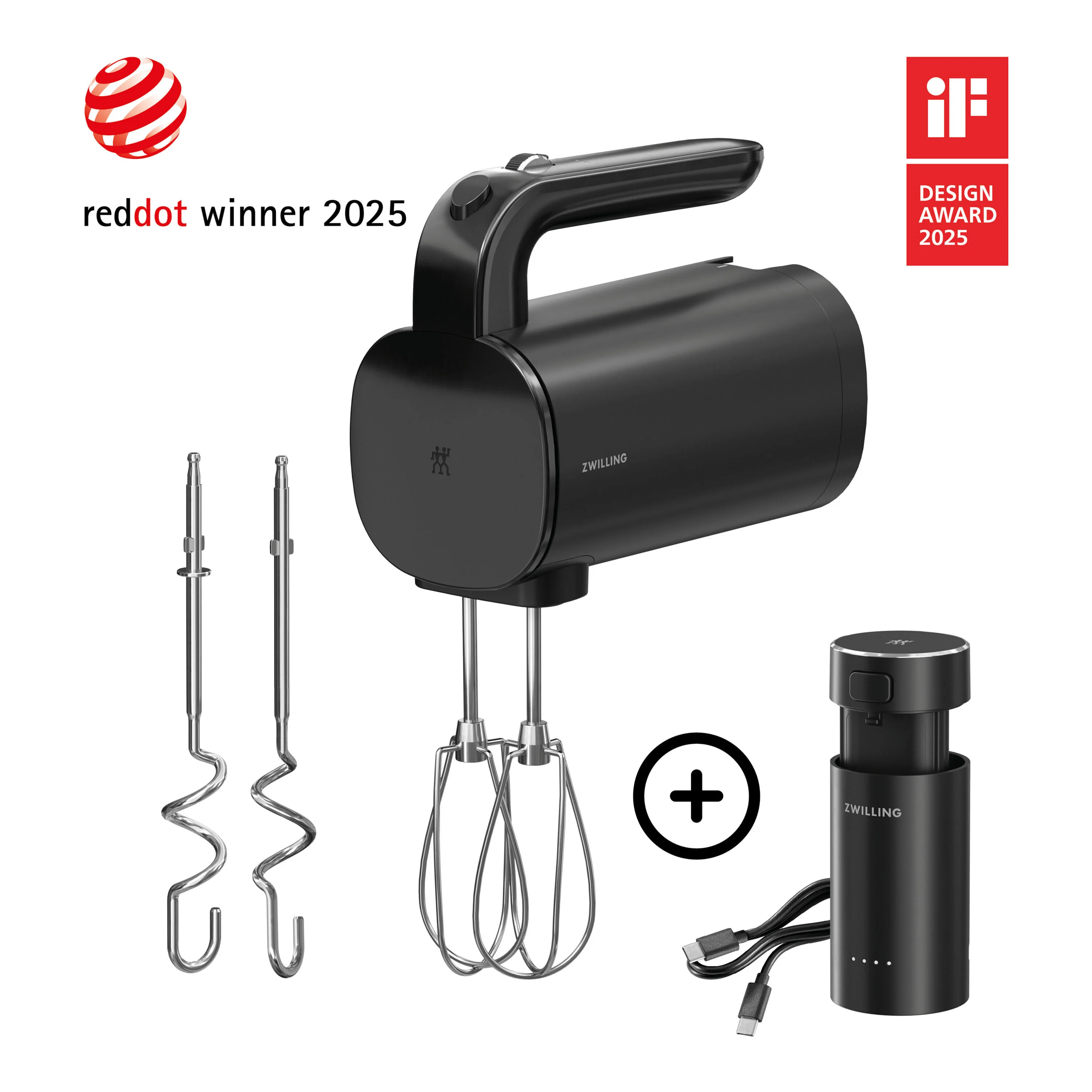XTEND, Draadloze handmixer startset, Startset inclusief batterij, large 1